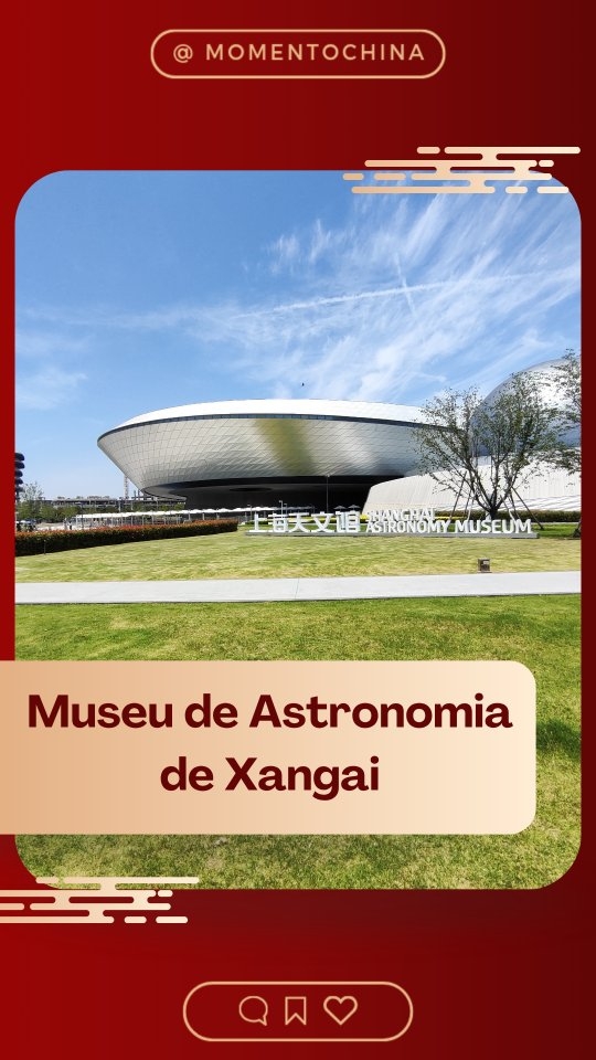 Você sabia que o MAIOR museu do MUNDO fica na China?
Conheça um pouquinho do Museu de Astronomia de Xangai 🌌
Edição: Valentina Curi Hage - @valentinacurihage