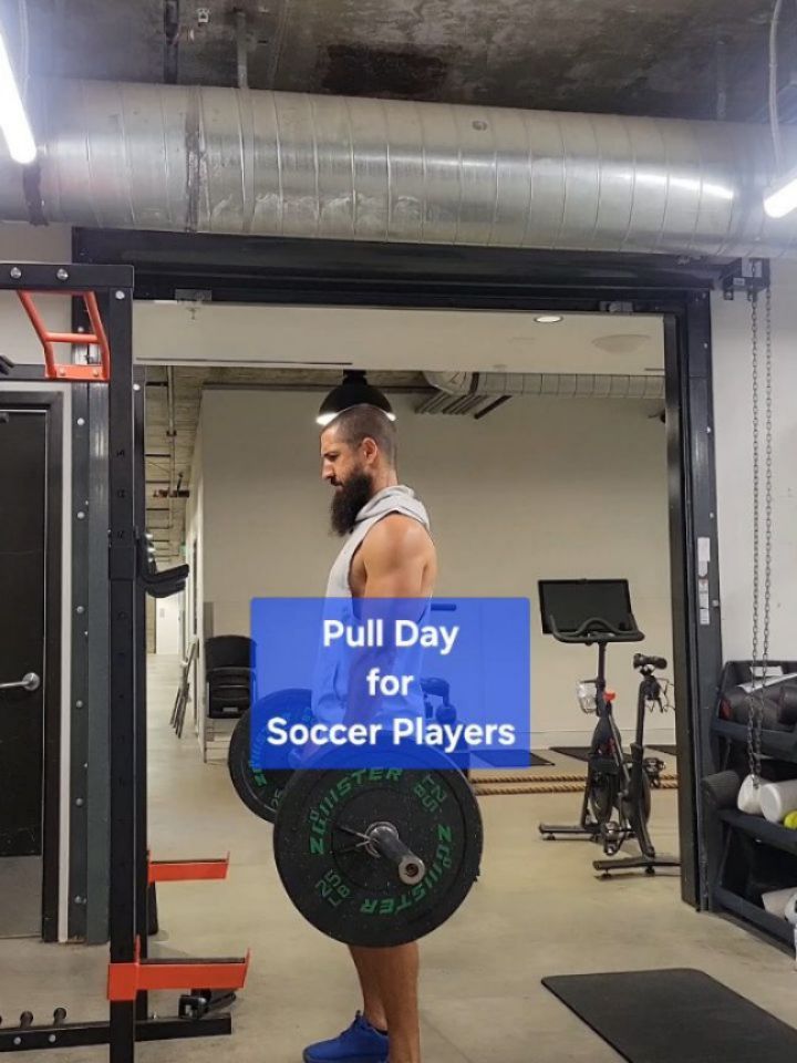 ‼️Power comes from the posterior chain (hamstrings, glutes, calves, back)...so train accordingly😤
.
Sets and reps for this workout HIGHLY depend on where you're at in season.
.
Here's a good set and rep scheme for mid-season.
.
Save it and give it a try!
.
1A. Hang Cleans. 3 x 3-5.
1B. Hamstring sliders double-leg. 3 x 8.
.
2A. Rack Pulls. 3 x 3-5.
2B. Hamstring sliders alternating. 3 x 5 each.
.
3A. Single-leg RDL. 3 x 5-7 each leg.
3B. Hamstring sliders single-leg. 3 x 3-5 each leg.
.
.
If you're in season, low volume and high intensity (less sets and reps, heavier weight).
.
If you're out of season, high volume and low to moderate intensity.
.
If you're pre-season, moderate volume and moderate to high intensity.
.
.
As always, LMK if you have any questions!
.
I'm here to help!
.
.
Walk The Talk.
.
.
.
#WalkTheTalk #KeepGrindin #iam1stphorm #pullday #legday #backday #backworkout #backworkouts #workout #workouts #fitness #fitmen #fitnessmen #beardgang #beardedathlete #beardedfitness #beards #athlete #athletetraining #athletedevelopment #athleticdevelopment #athleticpotential #soccer #soccerworkout #soccerworkouts