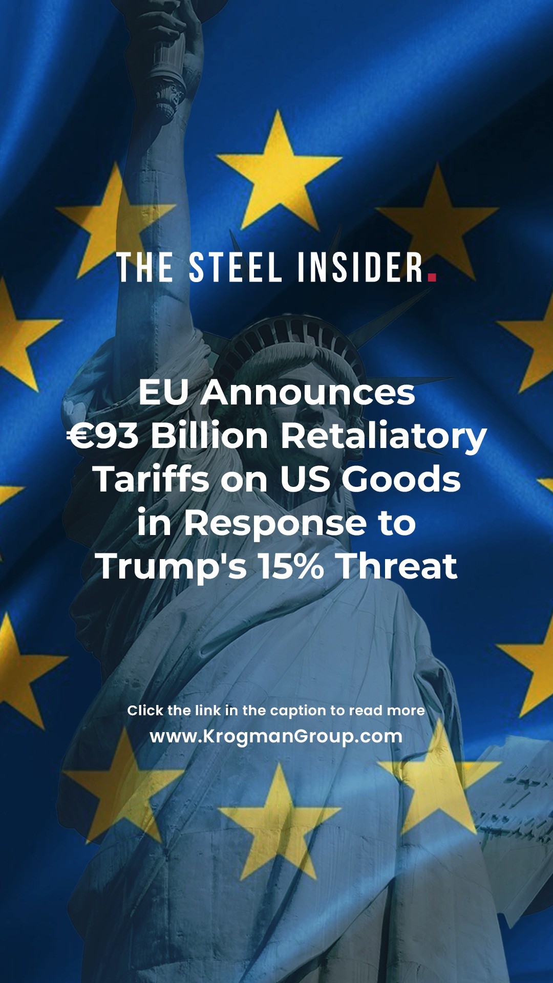 Europe vs. America? 🇪🇺🇺🇸
The EU has approved €93 billion in retaliatory tariffs against U.S. goods, set to take effect August 7 if no deal is reached.
📉 Higher prices. 📦 Supply chain shocks.
What does this mean for your business?
🎥 Watch the video for a glimpse of the global trade drama—and how it could impact sourcing, pricing, and key industries.
🔗 Read the full article from AInvest via the link in our bio!
#TheSteelInsider #IndustryUpdates #Europe #USA #Tariff