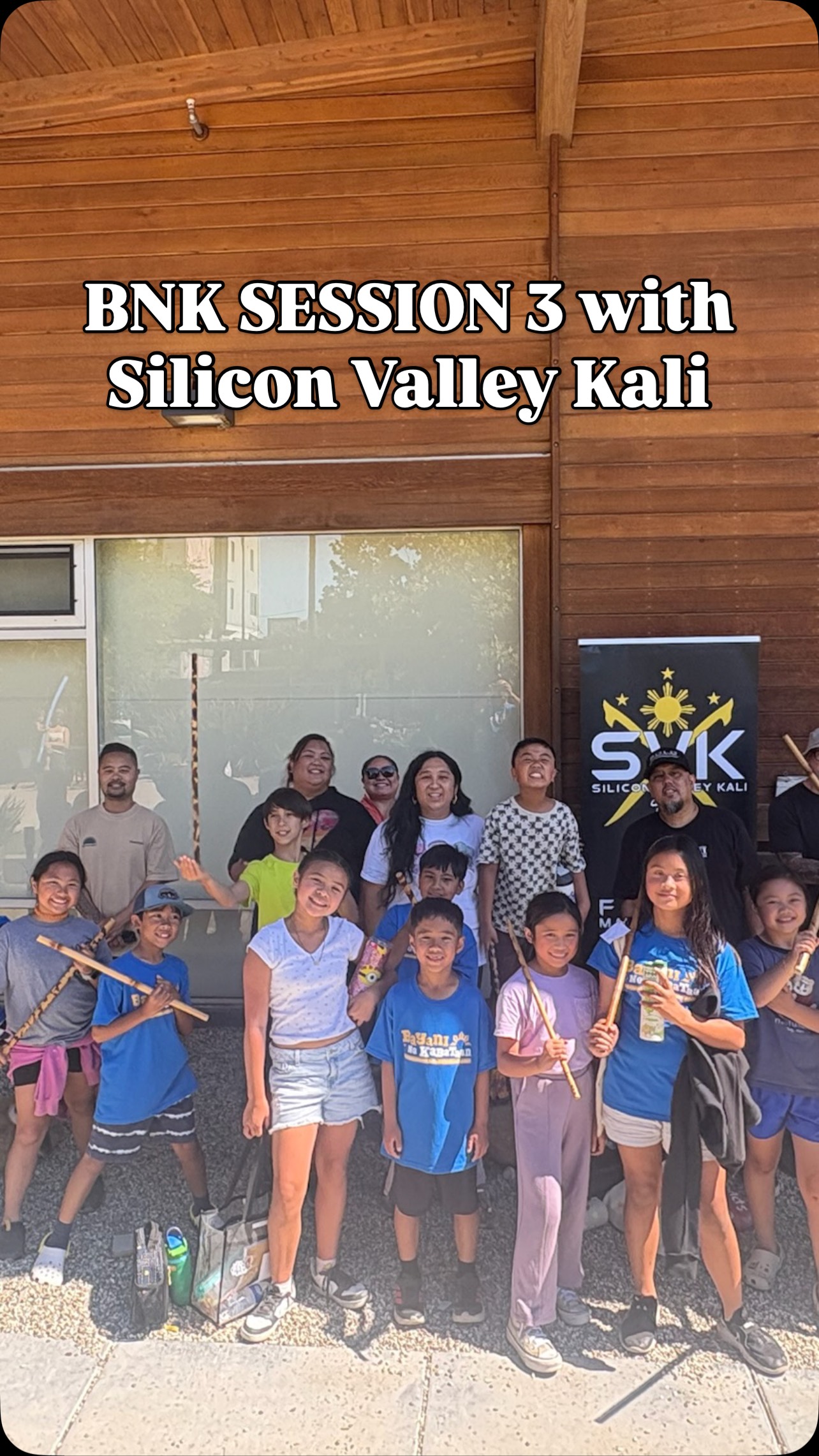 Three sessions down already, can you believe it? This week, we had an awesome visit from Silicon Valley Kali, who shared the art of Filipino Martial Arts with us. 🥋🇵🇭
Now who’s excited for BNK Session 4 this Sunday? I heard a celebrity chef is stopping by and we’ll be learning some Filipino folk dancing! Plus, rumor has it BNK might be on TV! 😱📺 Let’s goooo!
#bnkfilamschoolsj #filipinoamerican #filamchildren #filamschool #bayaningkabataan #childrenheroes #filameducation #k-8filamschool #elementaryagechildren #culturalschool #summerprogram #filipinoschool #knowhistoryknowself #nohistorynoself #payitforward #nextgenerationfilams #filamyouth #proudfilipinx