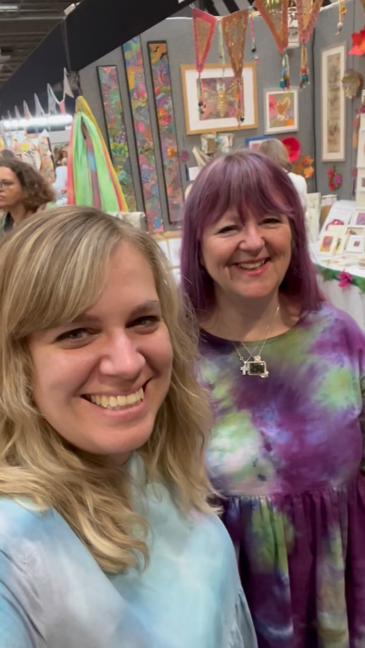 Come see us on stand E26! We’re all set up at the @thefestivalofquilts and we’re so excited to see you all. Our stand has moved from our usual spot to E26 and we’re more than double the size