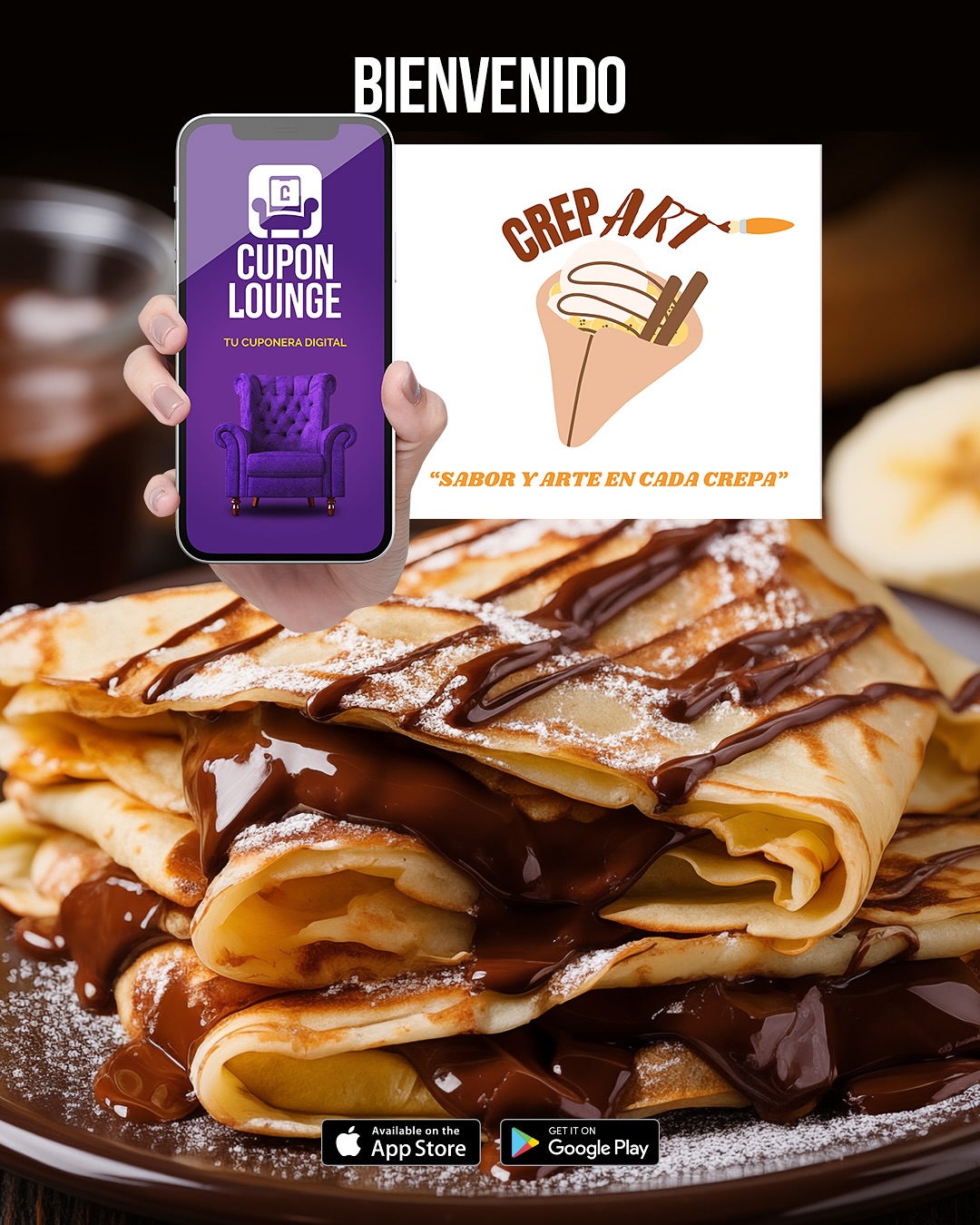 Llegó @creparteventos para tus eventos🥳
Aprovecha la promoción que te ofrece por medio de nuestra App y Reserva la fecha para tu evento.
#cuponlounge #crepas #postres #tijuana #eventos #crepart #cupones