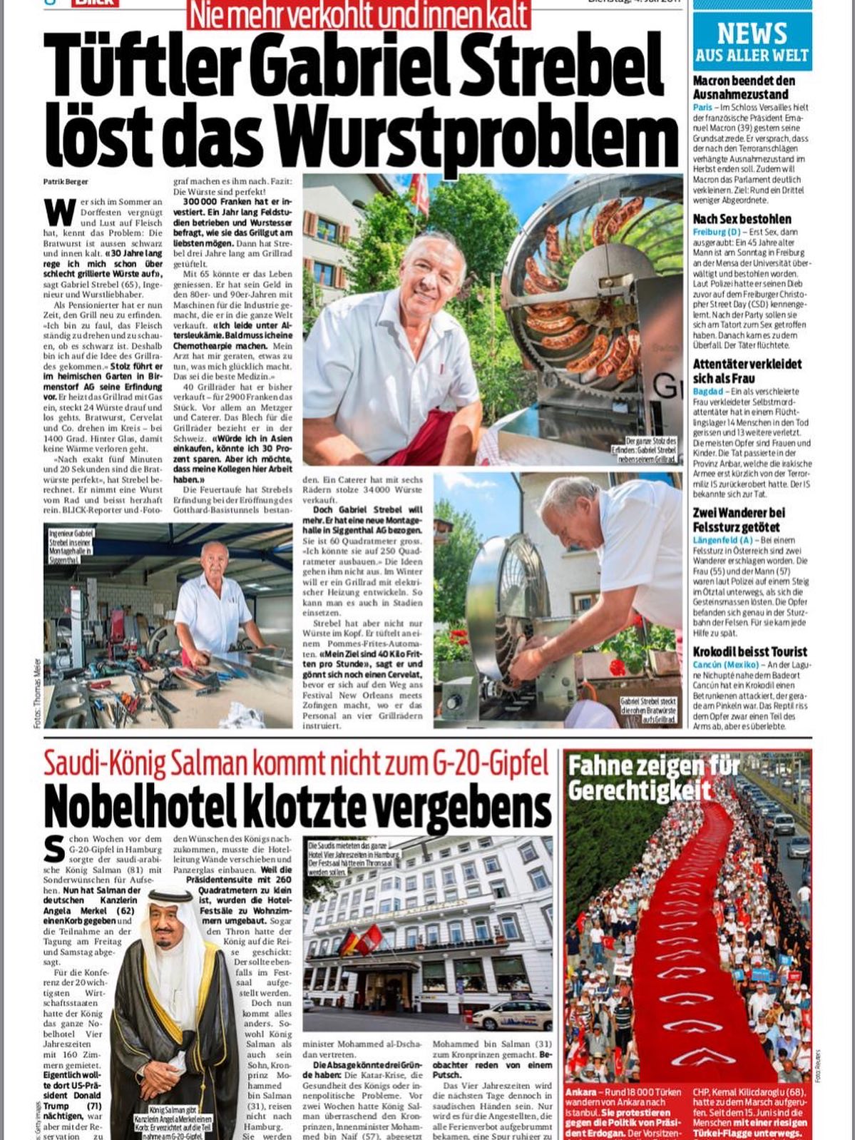 grillrad.de NEW Grillrad jetzt in Deutschland!
Grillrad wurde ursprünglich in der Schweiz entwickelt und erfolgreich am Markt etabliert. Seit 2025 befindet sich das Unternehmen in neuen Händen: Der deutsche Unternehmer Thomas Burgbacher hat sämtliche Rechte, einschließlich des Patents sowie aller zugehörigen Nutzungs- und Markenrechte, vollständig vom ursprünglichen Schweizer Gründer
Gabriel Strebel übernommen. Damit setzen wir die innovative Idee des Grillrads nun mit frischem Elan und aus Deutschland fort - selbstverständlich in gewohnter Qualität und mit derselben Leidenschaft für durchdachtes Grillvergnügen.
Überzeugen Sie sich selbst vom Grillrad auf www.grillrad.de und erleben Sie Grillen neu
#grillrad #grillen2025 #bbqinnovation
#madeingermany #grillideen #grillliebe #grillneuheit
#bbqdeutschland #grillgadget #sommergrillen
#grillzubehör #grillfans #grilllife #grillrad #grillgoals #grillabend #grilltime #grillmeister #grillmaster