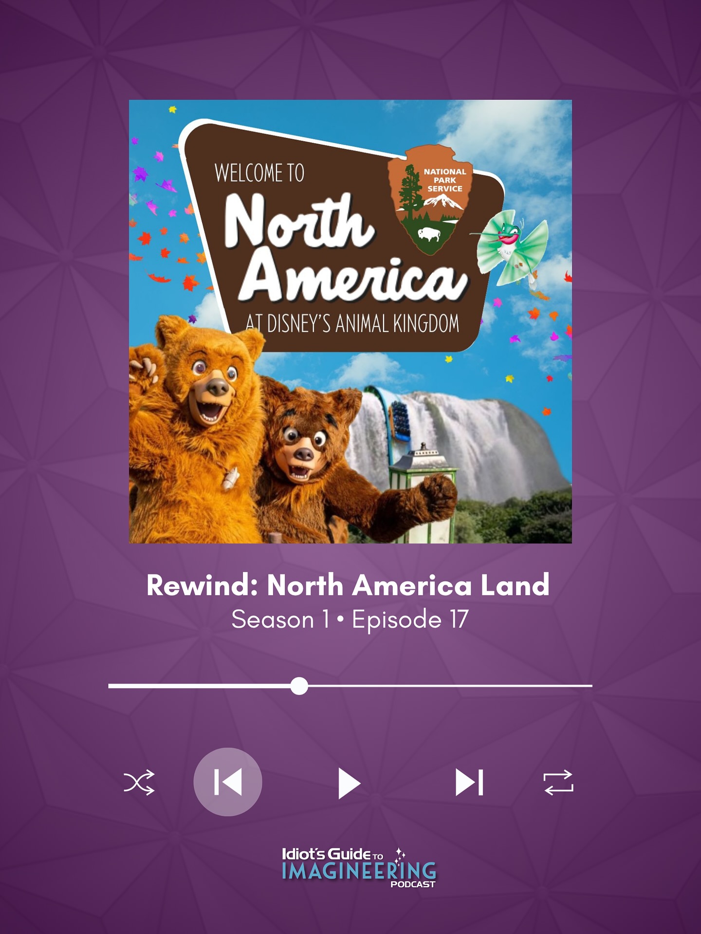 Season 3 has wrapped, but you didn’t think we’d leave you hanging, did you?
This week, we’re rewinding to Season 1, Episode 17: North America Land, a personal favorite of Stephen’s and one of our most ambitious early projects. In this episode, he and Jenny dream up a brand-new land for Disney’s Animal Kingdom inspired by the landscapes, cultures, and storytelling of North America.
Stephen opens with a current-day reflection on why this one still holds up and what makes it feel especially timely now. Then it’s straight into the project from there.
Whether you’re revisiting or hearing it for the first time, this is a great episode to rediscover.
🎧 Now streaming everywhere