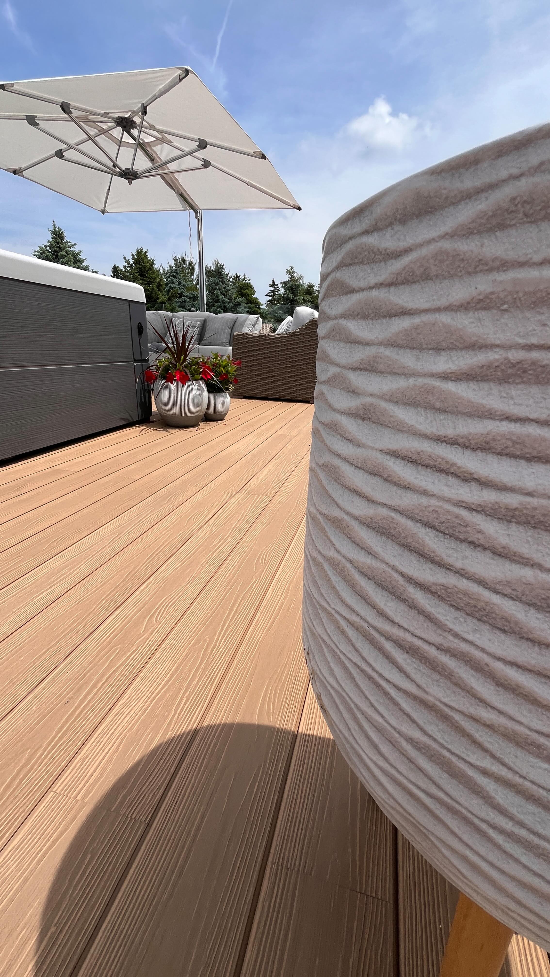 Turn unused rooftop space into something extraordinary 🌇
We installed this stunning rooftop deck using Exterpark — a premium outdoor flooring system built for performance, style, and seamless installation.
☑️ Smart drainage
☑️ Elevated design
☑️ Long-lasting durability
colour: supreme oak
Elevate your next project with Exterpark.
📩 Contact us to learn more or request a quote.
#RooftopDeck #Exterpark #DeckInstallation #OutdoorDesign #ModernExteriors #ArchitecturalSurfaces #CustomDecking #rooftopdecks
#luxuryhomes
#luxuryrealestate
#outdoorlivingspace
#architecture
#interiordesign
#luxurylifestyle
#modernhome
#customprojects
#curbappeal