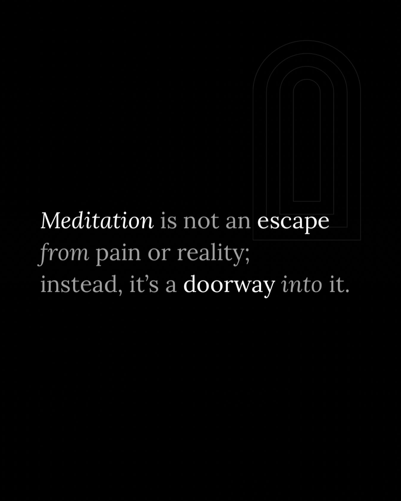 “If we’re not careful, meditation easily slips into a form of escape, and the meditative path turns into just another version of our comfort plan… If we only associate the meditative mind with silence, stillness, and comfort, we’re missing the point of authentic spiritual practice.”
To comment on Holecek’s text above: anything has a neutral quality; meditation itself is not inherently a good or bad, peaceful or bustling experience. The experience of meditation is defined by the individual who’s experiencing it and is determined by how the tool (or meditation) is used. If the individual is open and aware, anything can eventually be turned into a tool of meditation. Nondual mind
“Follow your bliss,” by Joseph Campbell, is a partial truth — we’ll just get blissed out.
From the book:
Reverse Meditation: How to Use Your Pain and Most Difficult Emotions as the Doorway to Inner Freedom
by Andrew Holecek @andrewholecekauthor
.
.
.
.
#reversemeditation#buddhism#tibetanbuddhism#wisdomquotes#wholeness#oneness#wholeness#emptiness#meditation#whatsmeditstion#buddhistwisdom#andrewholecek#book#spiritualawkening#lifepractice#life#reality#duality#polarity#yinyang#onenesssstudio#duality#nonduality#nondualmind