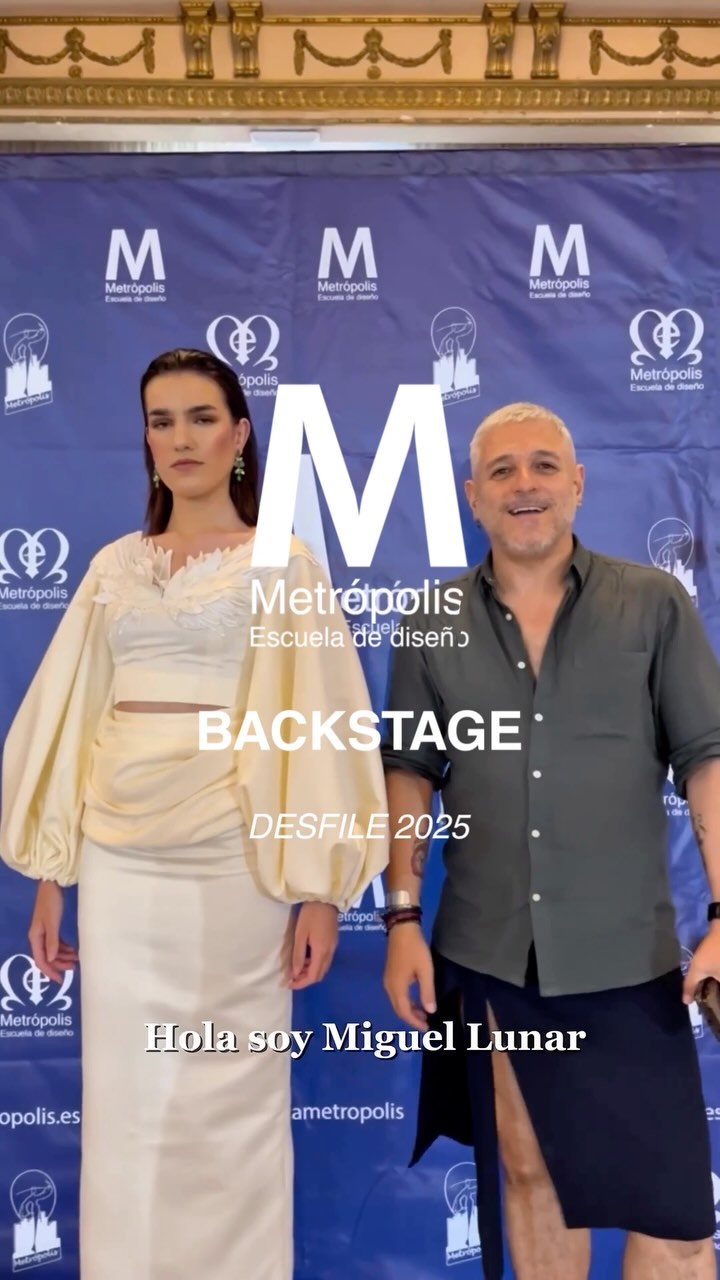 🎥 Hoy compartimos las palabras de Miguel Lunar, uno de nuestros alumnos, que nos habla sobre su experiencia estudiando diseño de moda en nuestra escuela.
Gracias, Miguel, por confiar en nosotros y dejarnos ser parte de tu camino creativo.
¡Enhorabuena por todo tu trabajo, tu dedicación y tu evolución a lo largo del curso! 💫
Estamos muy orgullosos de ti.
#yosoymetropolis