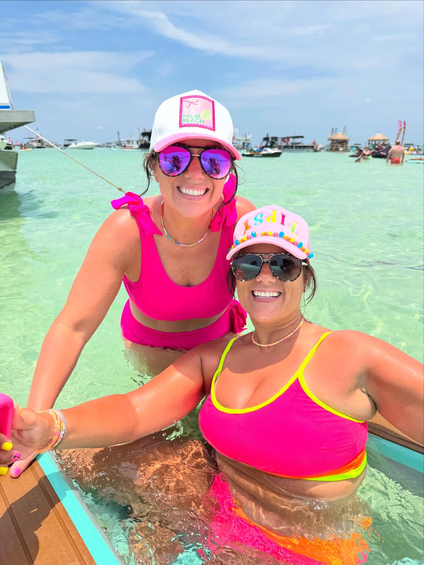 Another day in paradise! Meet us at Crab Island 🏝️ 🦀