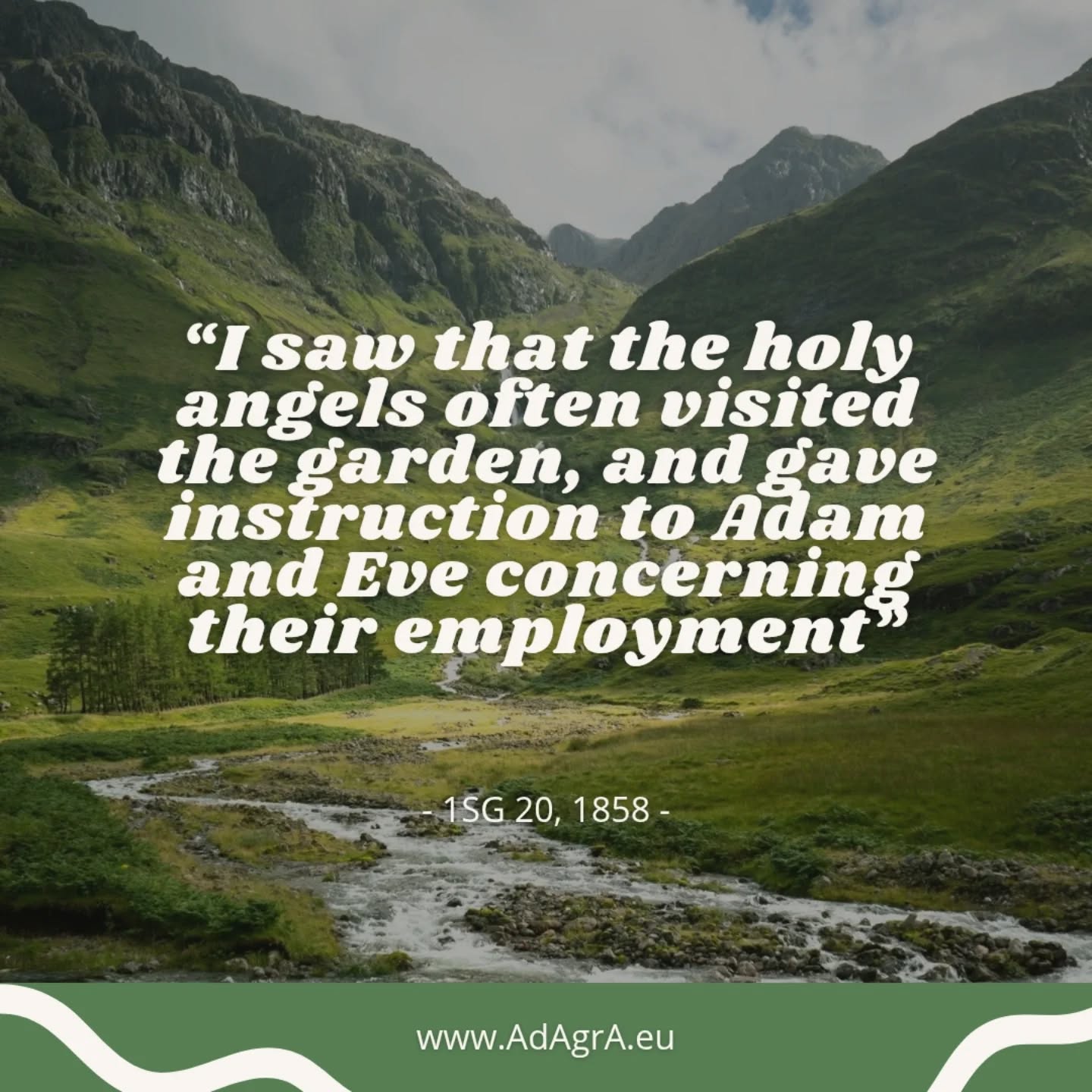How amazing must it have been to walk in a place where angels came to give guidance… 🕊️
#countryliving #gardenofeden #eden #bible #adagrafamily #AdAgrAeurope #adagra