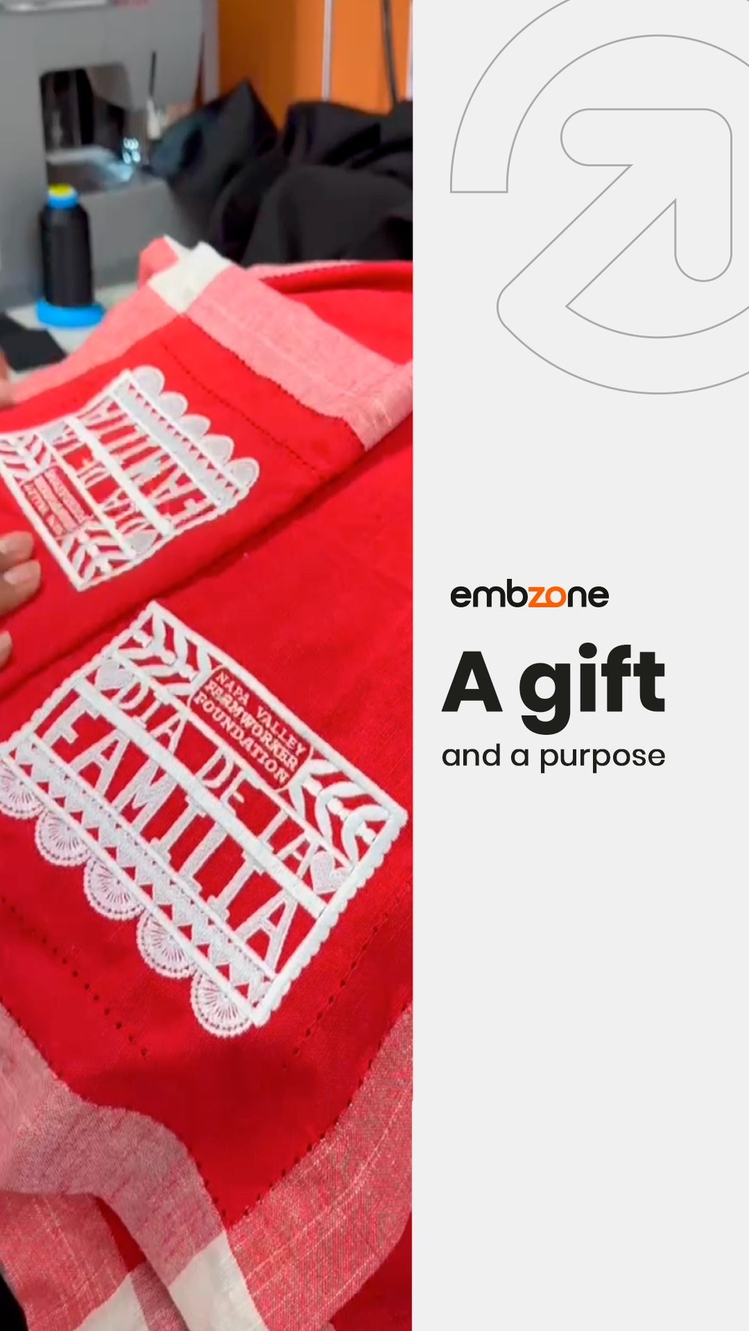 Every year, @nv_farmworkerfoundation celebrates Family Day by giving meaningful gifts to farmworkers.
This year, they chose us to embroider their napkins, a task we carried out with passion, as we understand the significance of this gesture for so many families.
Thank you for trusting Embzone and allowing us to be part of this valuable cause.