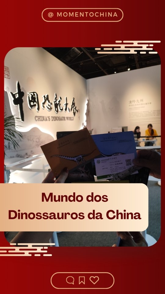Exposição temporária Mundo dos Dinossauros da China, no Museu de História Natural de Xangai 🦖
Você sabe o nome de algum dinossauro chinês?
Edição: Valentina Curi Hage - @valentinacurihage