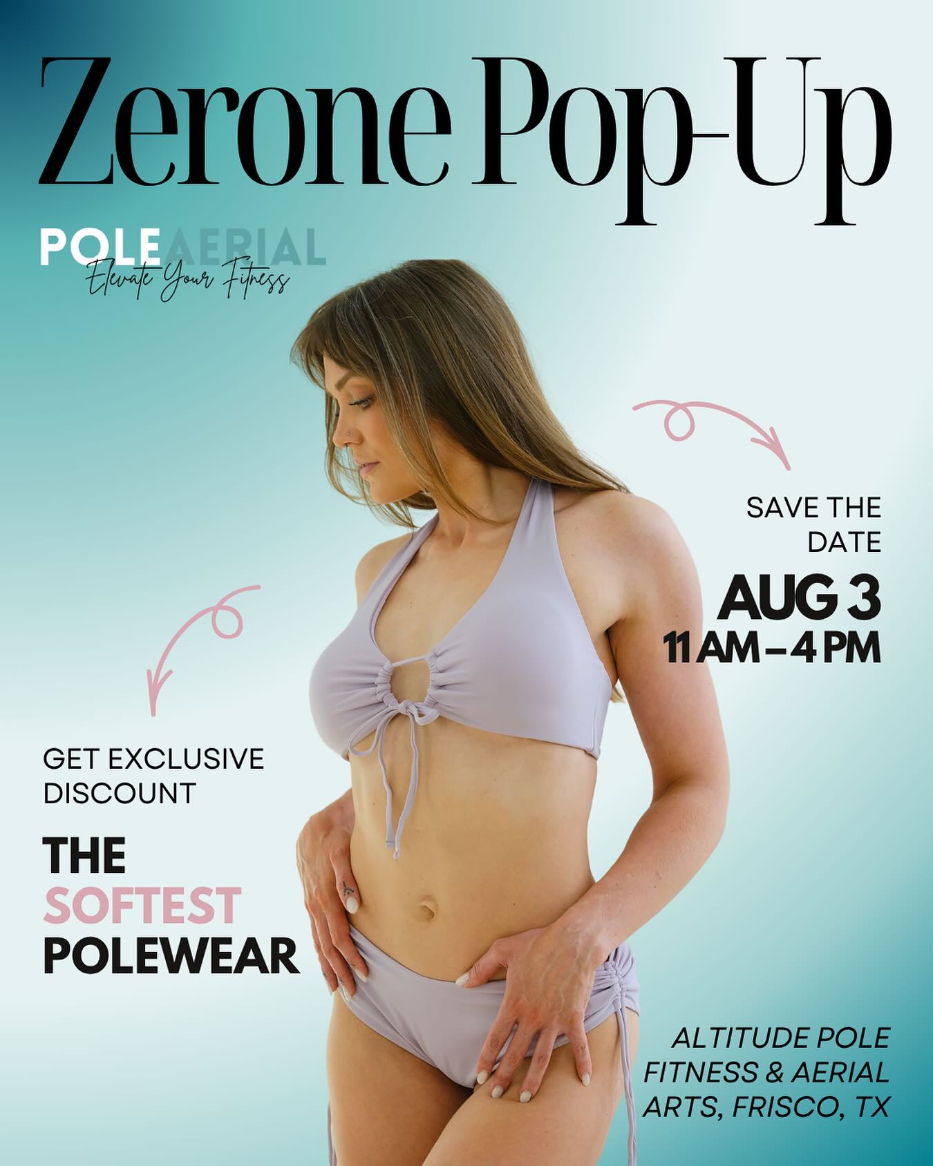Looking to refresh your pole wardrobe?✨We will be hosting an exclusive shopping experience on August 3rd at our studio!🤩 The Zerone Pop Up shop will be from 11 am - 4 pm, you don’t want to miss out💃
#poledancenation #polefitness #polewear