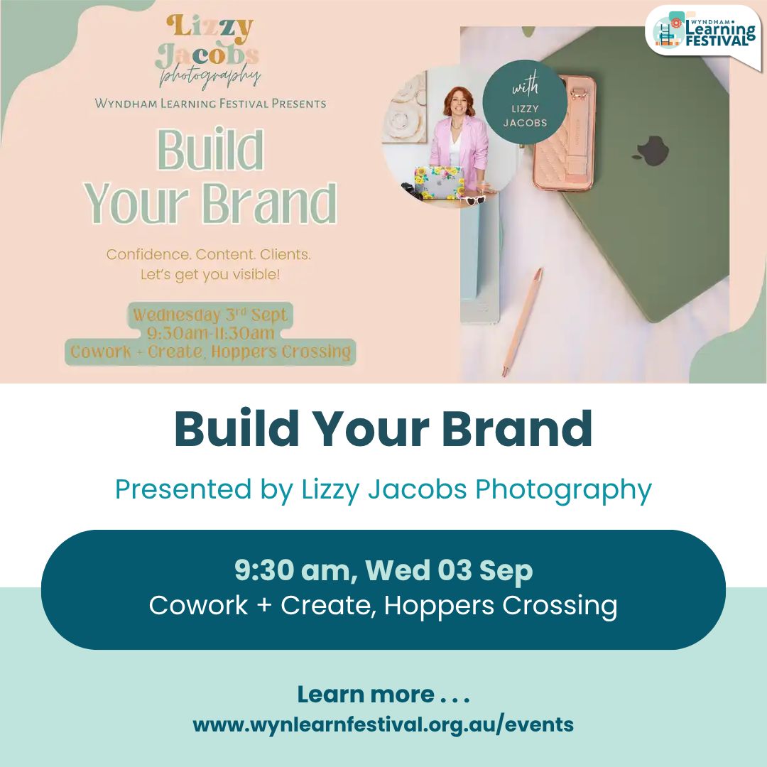 Feel like you should have an online presences but have no idea where to start?
This FREE hands-on workshop is for YOU - Build Your Personal Brand & Grow Your Audience.
I know it can feel waaay out of your comfort zone…
But trust me — you’ll learn something new, create real content, and walk away with a totally fresh perspective on showing up online.
I’m here to support you and meet you exactly where you’re at 💛
🗓️ Wed 3 Sept
📍 Cowork + Create, Hoppers Crossing
🎟️ FREE – part of the Wyndham Learning Festival
⚡ Only 20 spots – bookings essential!
We’ll plan, film, write and create content that actually feels like you — no pressure, no fluff, just real strategy, good vibes, and your digital presence sorted.
Register via the link below: https://events.humanitix.com/build-your-brand
@wynlearnfestival
#brandbuilders #wyndhamlearningfestival #coworkandcreate #personalbrand #smallbizrealness #showupasyou #contentmadeeasy