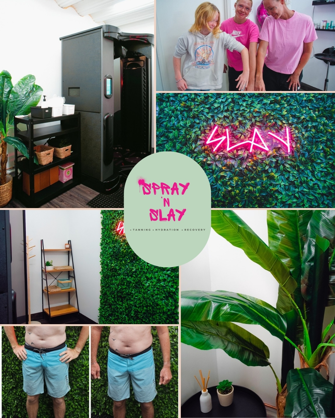 🚀 🆂🅿🆁🅰🆈 '🅽 🆂🅻🅰🆈: Zero to Hero in 120 Seconds! 🦄✨
Ready to level up your skin game? Here's how to become a glowing legend at Spray 'n Slay:
1. 💇♀️ Slide into KA Hair Artistry: Your one-stop shop for hair & tanning perfection...Your glow-up headquarters awaits!
2. 🧼 Prep like you mean it: Scrub, slather, strip (the jewellery, obvi). You're about to be a walking masterpiece!
3. 🤖 Enter the Glow Chamber: Our VersaSpa Pro booth is basically a time machine to your best self.
4. 🕺 Werk it, baby: Strike those poses and let the magic mist do its thing.
5. 🌟 Emerge a Bronze God(dess): Strut out looking like you just invented hotness. Instagram, watch out!
Whether you're chasing that sun-kissed look 🏖️, need some post-gym skin love 💪, or just want to hydrate like a boss 💦, we've got you covered... literally!
Bonus: It's 2025, people. Why waste time when you can transform faster than you can say "glow up"? ⏱️
Ready to slay? Book with us now www.spraynslay.com.au 😘
#SprayNSlay #GlowUp2025 #HydrateOrDiedrate #RecoverLikeAPro #BronzeGoddess #QuickFix