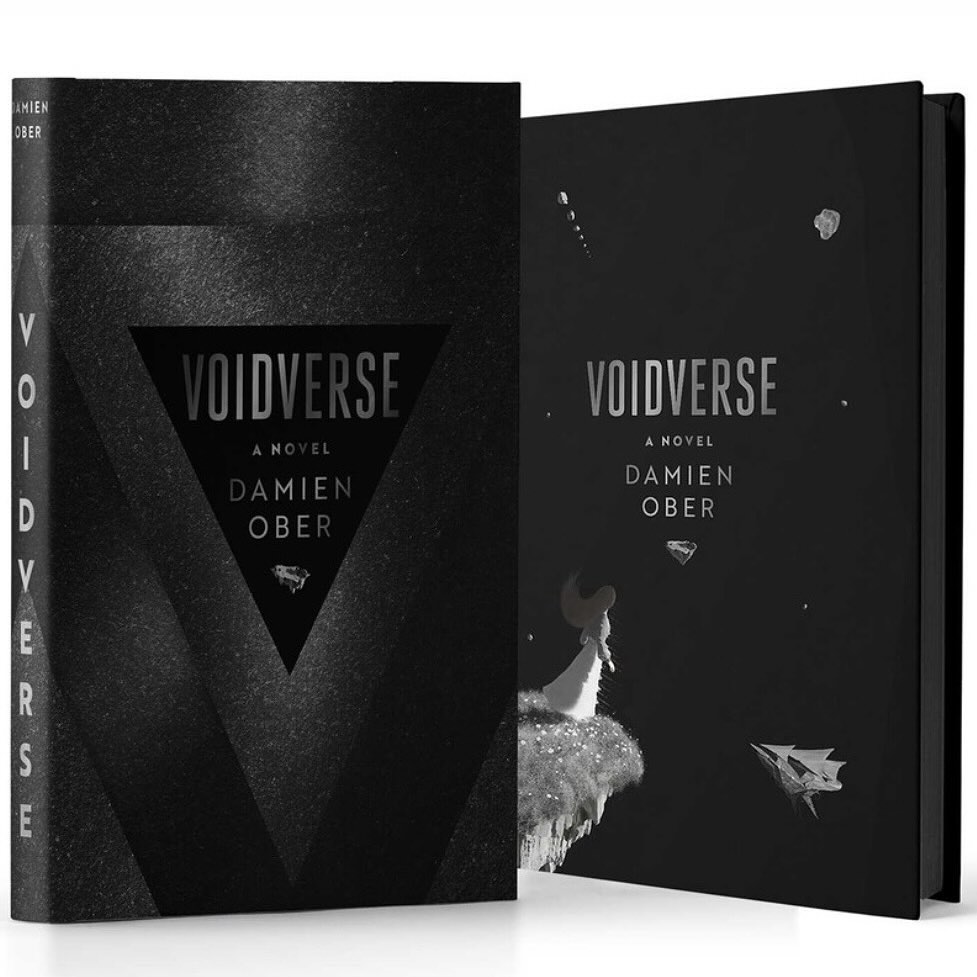 Huge congrats to our client Damien Ober (@damienlober)! The cover images for his new novel, VOIDVERSE, officially dropped today! Two amazing covers for an incredible story that blends the best of DUNE and WOOL into a high-octane quest. Get ready for an epic collision! VOIDVERSE arrives everywhere March 10, 2026, from Simon & Schuster imprint Saga Press. We absolutely can’t wait for you all to experience this.