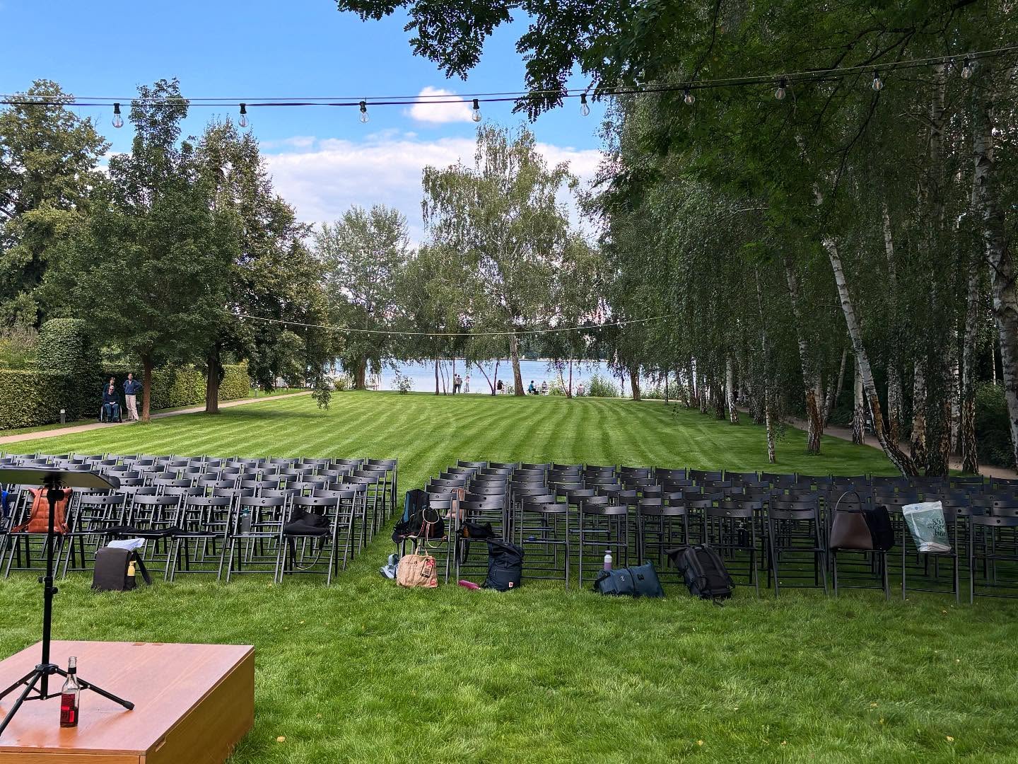 Our views today at our concert at @liebermannvilla