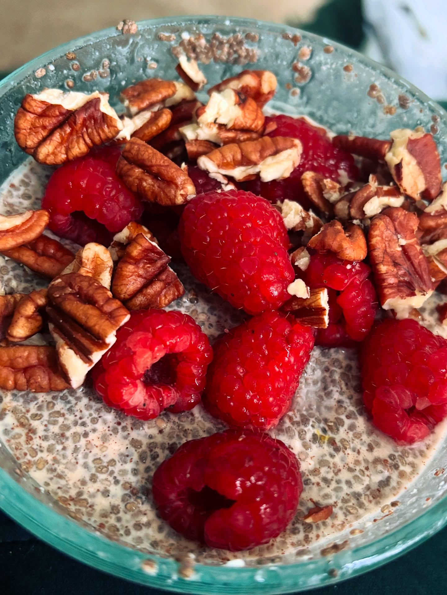 My favorite chia pudding is made with full fat coconut milk. In my opinion, that gives you the best consistency for Chia pudding. This is a simple, basic recipe!
Recipe: 2 tbsp chia seeds
1/2 cup of coconut milk
1 tbsp of sweetener of choice
Mix well and it’s best if the pudding sits overnight! Add your favorite toppings!! My go to are berries and nuts but you could use what your heart desires! Try it and enjoy!!
#veganeatswithbri
#veganeats
#chiapudding
#veganchiapudding
#veganfood
#coconutmilk
#richmondfood
#omega3s
#vegandessert
#rvavegans
#rvavegetarians