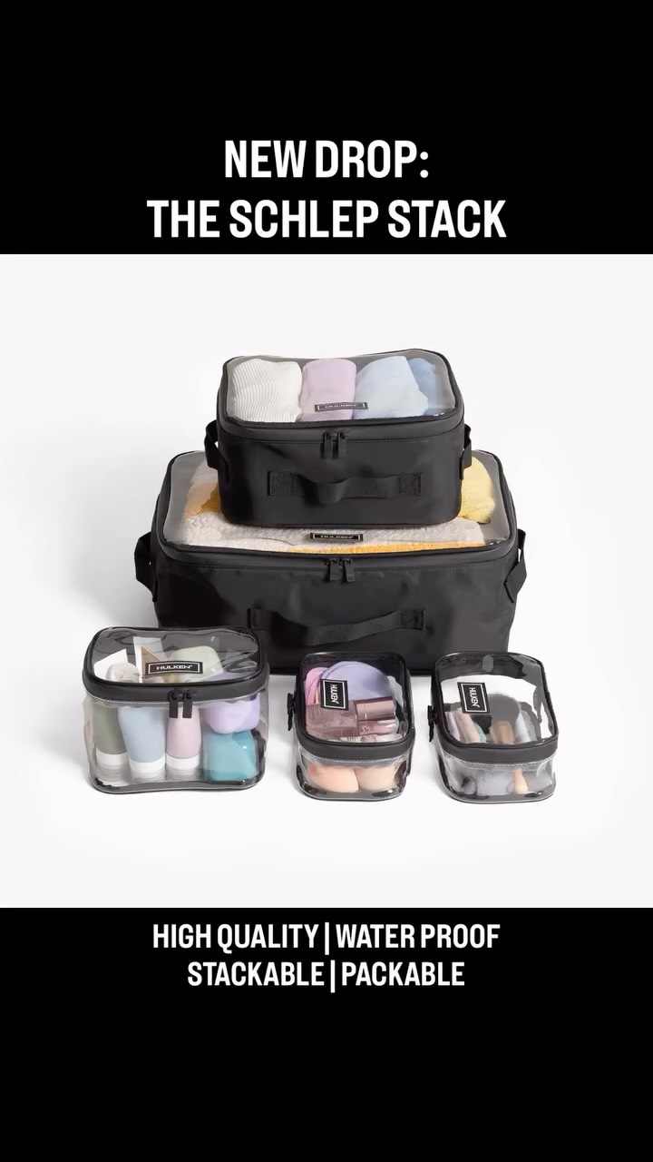 🚨 NEW DROP: The Schlep Stack @hulkenbag
This is a special one. One of the very first product collaborations I worked on with HULKEN and something we developed with a ton of thought, testing, and intention.
Designed through my agency Elle & Reid, the Schlep Stack is more than just a packing cube set:
✔️ Stackable & packable
✔️ Waterproof & long-lasting
✔️ Built to fit seamlessly inside your HULKEN
✔️ They can even pack into each each other
✔️ And versatile enough for travel, day-to-day carry, makeup, tech or whatever you need to organize
I personally use mine in my HULKEN, in my suitcase, and even in my tote for a day out. This system just works and I’m so proud of how it turned out.
It also works perfect with the new Carry-on Bag
#HULKEN #SchlepStack #ElleAndReid #PackingCubes #ProductDesign #TravelEssentials #AgencyWork #OrganizeYourLife