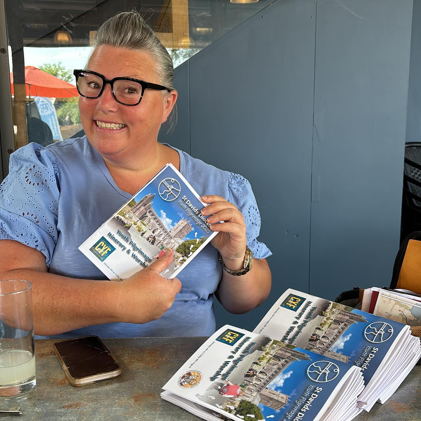 Pilgrim passports printed, sorted and stapled, priests fed, and now back to the parishes…