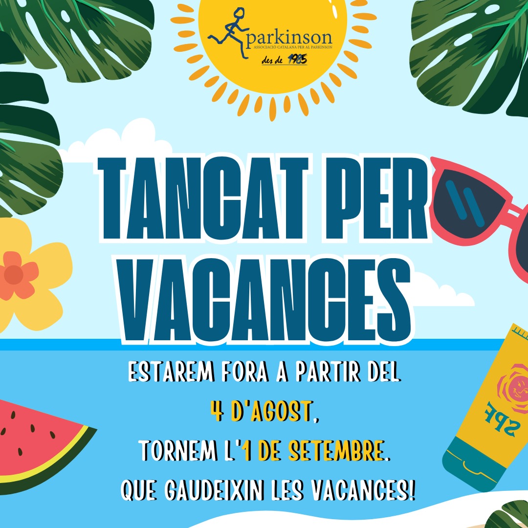 🏖️ Us destigem un feliç estiu! Nosaltres aprofitarem per recarregar piles i tornar al setembre a punt per encarar un nou curs ple d'activitats!