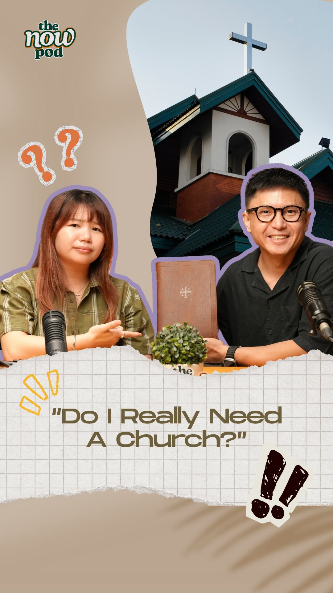 "Why do I need a church? Journeying with God is enough." Hear from Ps. Norman as we bring this question to him 🤔 Catch the Ep 3 of The Now Pod 💥 #linkinbio #christian #thenowpod #podcast