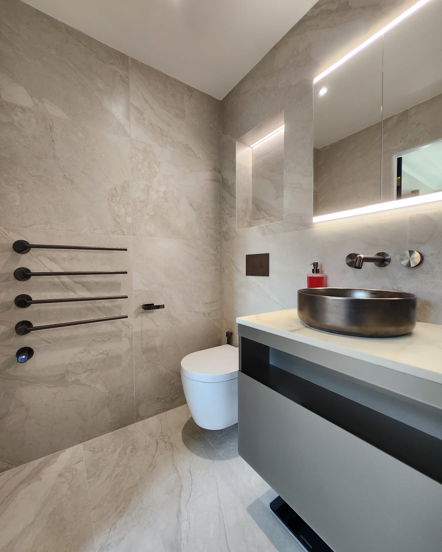 Sleek, smart, and sophisticated — another stunning bathroom transformation
Supplied & Designed @shethsinteriors 🛁✨
-
-
-
-
#InteriorDesign
#HomeInspo
#InteriorInspo
#DreamHome
#InteriorsOfInstagram
#HomeGoals
#LuxuryHomes
#ModernLiving
#InteriorStyle
#HouseGoals
#BathroomDesign
#BathroomInspo
#BathroomGoals
#ModernBathroom
#LuxuryBathroom
#BathroomRenovation
#BathroomDecor
#SmallBathroomIdeas
#ShowerDesign
#VanityGoals
#SleekDesign
#MinimalInteriors
#ContemporaryDesign
#FloatingVanity
#LEDMirror
#DesignerBathrooms
#InstaHome
#BeforeAndAfter
#RenovationGoals
#HomeTransformation