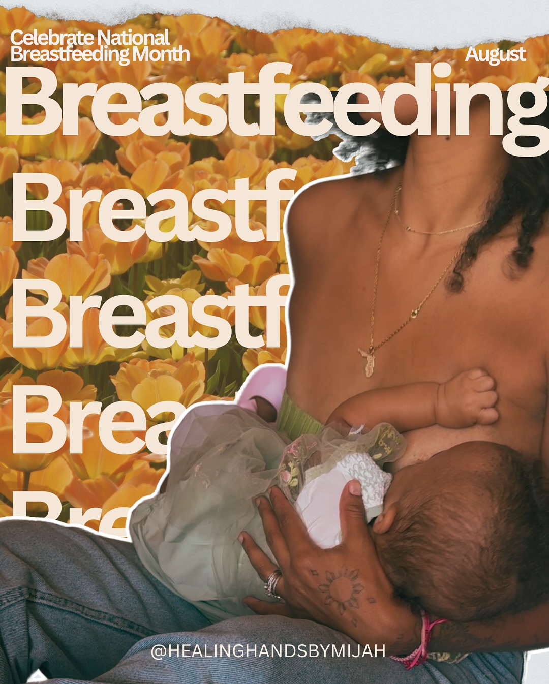 It’s my favorite month!! 🌞🧡✨ Recognizing breastfeeding worldwide from August 1st-7th and Nationally we celebrate all month 🎉
This year’s theme for #worldbreastfeedingweek is Prioritizing Breastfeeding, Creating sustainable support systems.
Breastfeeding is not a solo act, it thrives when families, workplaces + communities all show up with support💗
Can’t wait to celebrate with my community today and if u see a momma breastfeeding this month, buy her a drink ☕️
#wbw #palmbaydoula
