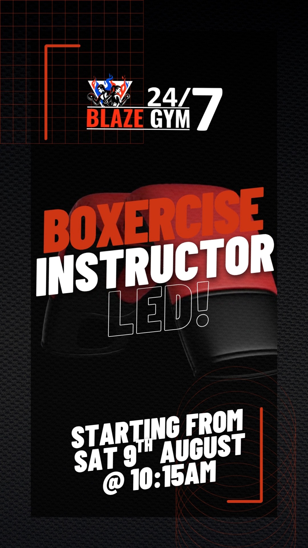 NEW CLASS ALERT! - BOXERCISE @blazegyms
Ready to punch, sweat and feel unstoppable?
More investment into Instructor-Led classes with our new Boxercise class at BLAZE every Saturday at 10:15am starting from 9th August!
Our brand new Boxercise class is here and itâs completely FREE for all our studio members!
Think high-energy combos, upbeat music, and the ultimate stress-busting workout.
đ± Booking will be open shortly via the FitSense Member App, spaces are limited so donât wait!
Letâs box, burn, and blaze thru your goals đ„
#boxercise #padwork #fitnessclass #woodford #highamspark #chingfordmount #chingfordmums #woodfordgreen #buckhursthill #chigwellmums #Blaze #Fitness #Exercise #Workout #GroupExercise #Chingford #NorthChingford #SouthWoodford #Loughton #highamsparklife #chooselocalhp #highamspark_e4 #gyminchingford #highamsparkmums