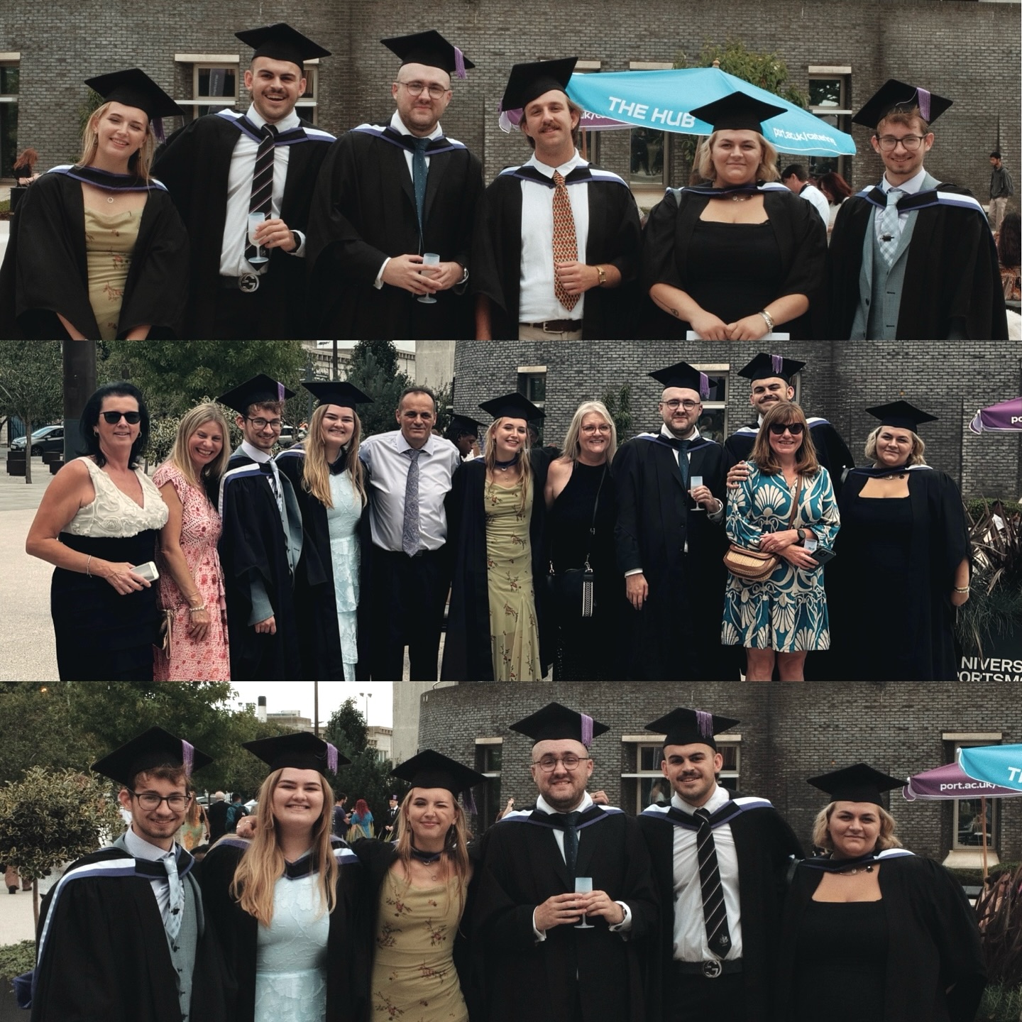 The crew of Matrescence have graduated!๐
Featuring some of our fantastic mums, and our writer Elidijonaโs amazing dadโจ
We just wanted to say a huge thank you to anyone and everyone who has supported us during our degrees, and of course during the production of Matrescence. Cheering us on has meant more to us than you will ever realise, and we simply would not be here without you๐ฅฐ
From the bottom of our hearts, thank you. We love you๐ฅน๐ฉต
๐ฌ@bafp_uop
๐ฅ@uniportsmouthcci
๐@portsmouthuni
๐ธ@leesamuels.co.uk
.
#uopgrad #graduation #graduate #matrescence #shortfilm #filmcrew #filmgrad #graduation2025