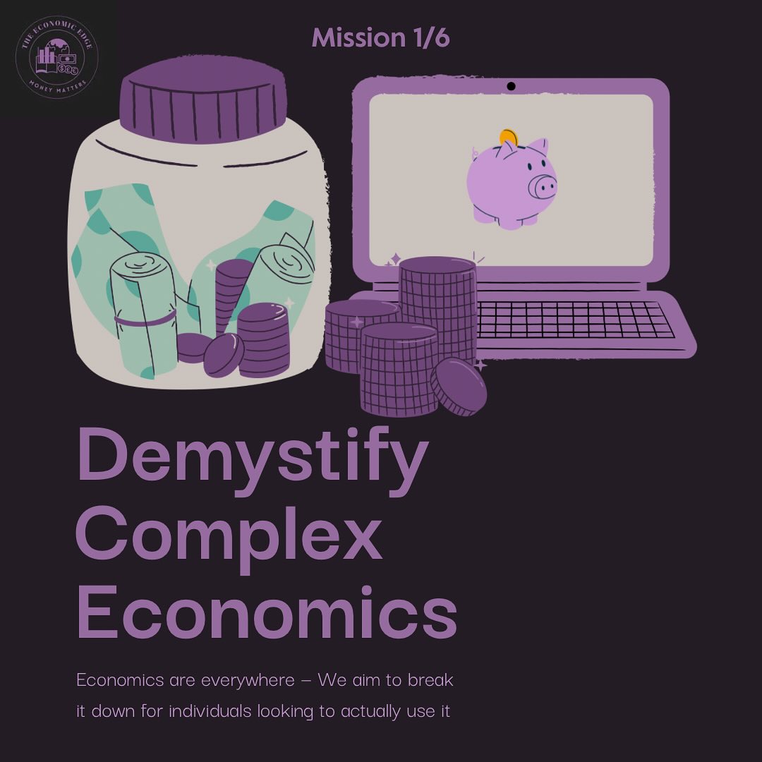 Economics isn’t something you learn in a classroom or see on TikTok as a part of the “Finance Bros” stigma. It’s all around, in New York City, in your groceries, or in your daily cup of coffee. 💫🏪
Our mission: Making financial education equitable for everybody. We want to break down the nitty-gritty parts of economics and make it so you can recognize it in your everyday life.
Whoever you are, whether you’re a high school student, a young adult, or simply an individual looking at how the world works, welcome! 🤍
This is the first of our 6-part series on breaking down our mission goals. Stay tuned for our next one: “Bringing Economic Relevancy to Life”
If you’re new here, hello! 🌟💵
We are a Youth-Led organization dedicated to explaining the subject of money in an interesting, interactive way! We want to learn together, through real talk and trends — Money Matters, Let’s Start Now 🌍📈
#economics #worldmarket #globaleconomy #economy #financial #financialliteracy #econexplained #money #mission #finance #financegoals #education #digitalmoney #education #international #stem #stemeducation #explorepage #college #ivyleague #nonprofitorganization #extracurricular