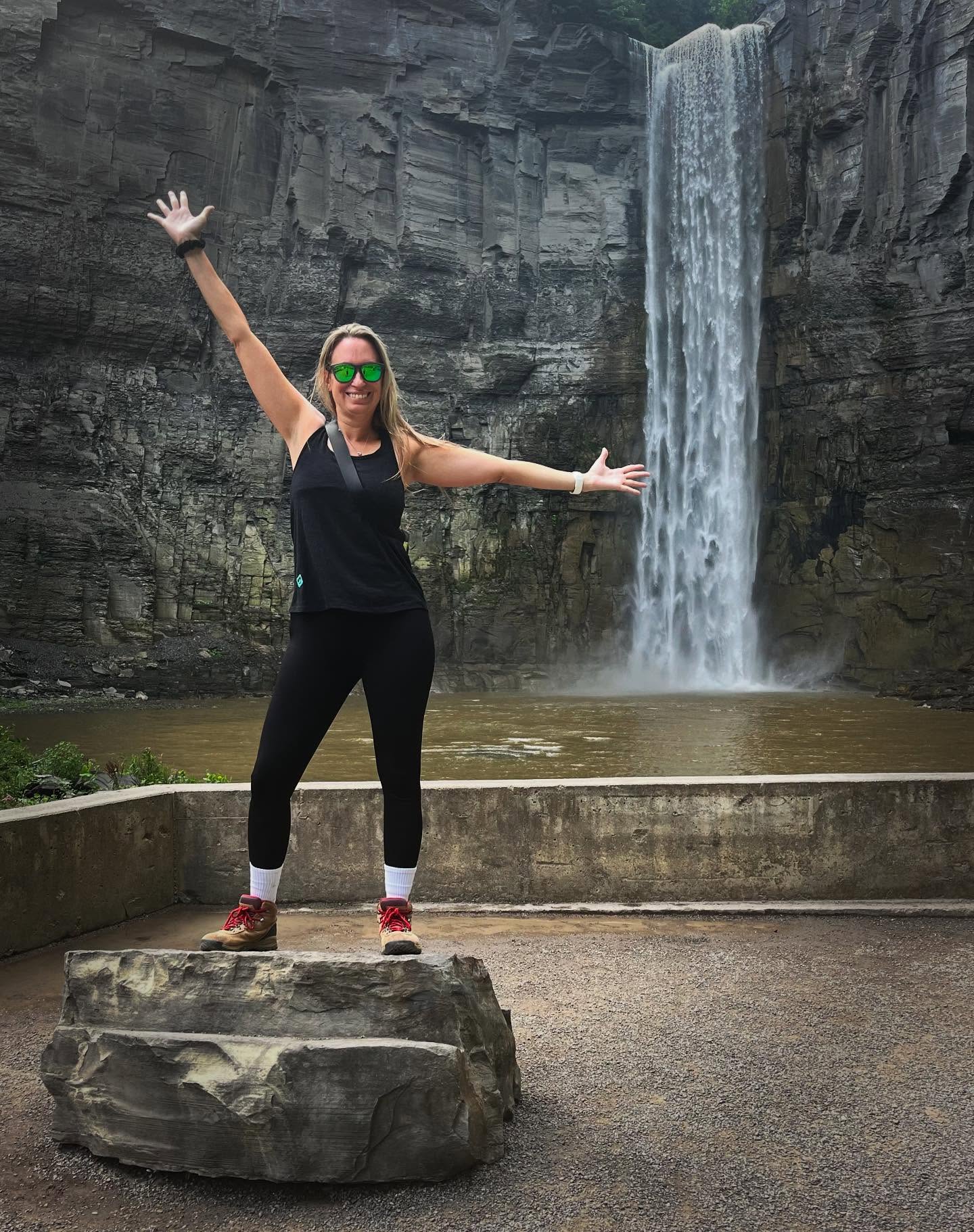 Chasing waterfalls through the Finger Lakes—where every trail leads to a hidden cascade and a little bit of wonder. 💦🍃 #FingerLakesFalls #WaterfallWanderer #NatureInMotion #AdventureAwaits #TaughanockFalls