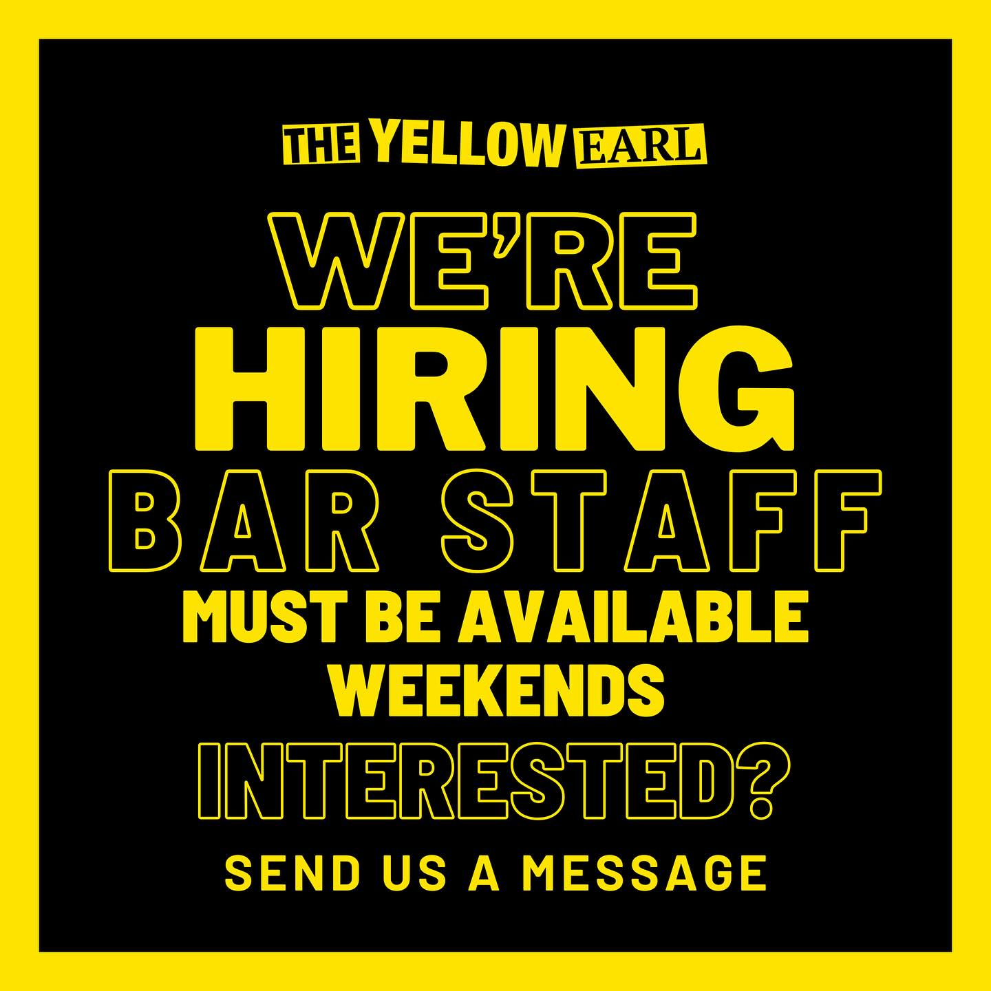 🍹 Bar Staff Wanted 🍹
We’re looking for friendly, reliable, and enthusiastic people to join our team!
Flexible shifts
Staff perks & discounts
No experience? No problem – we’ll train you!
Must be 18+
Weekends essential
Drop us a message if you’re interested!