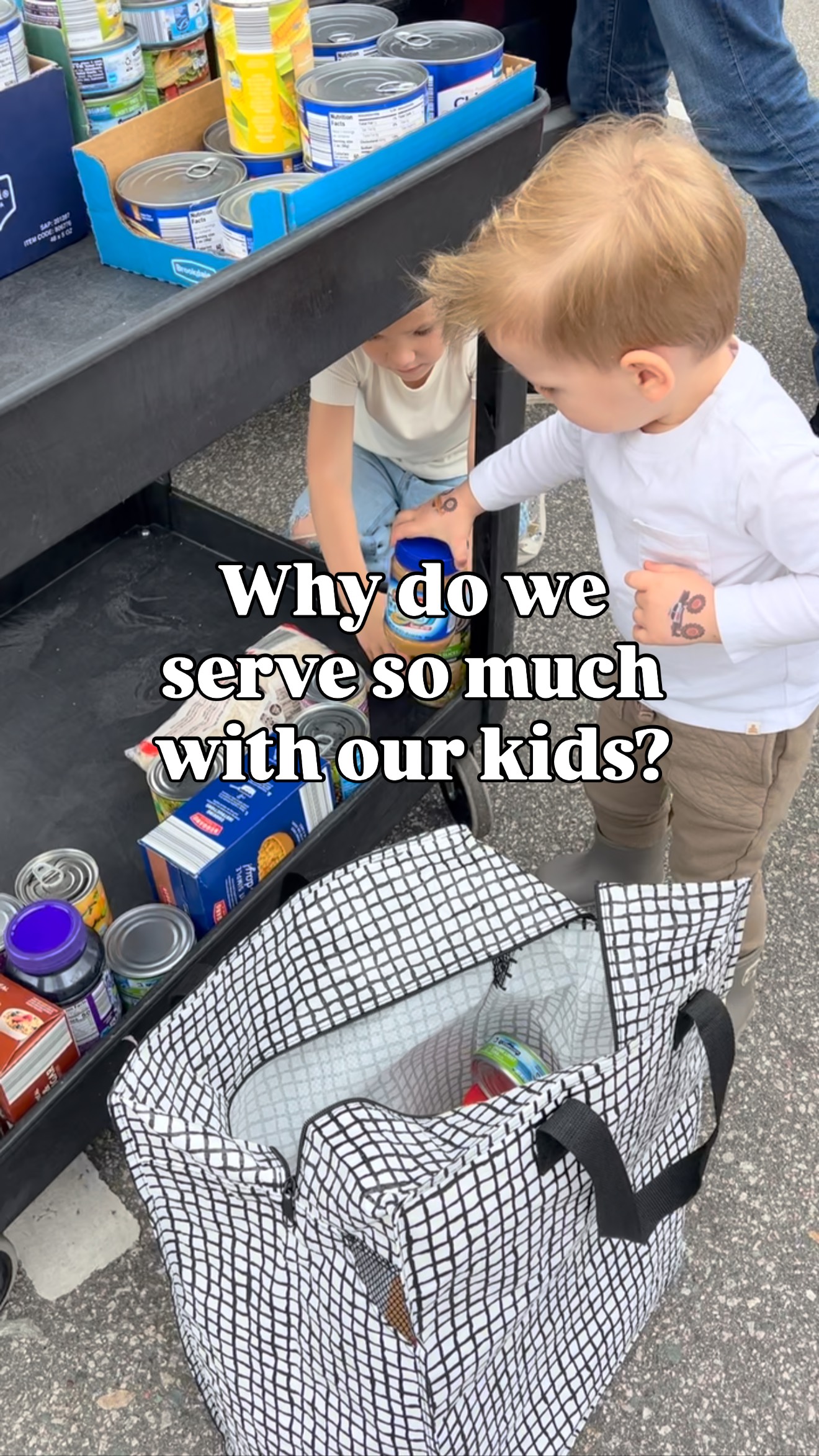 Choosing to live a life of generosity has changed my family.
We made the intentional choice to start serving together at-least once a month and I kid you not, my kids are different people.
They understand need.
They show empathy.
They share toys with others.
They raise money to help causes.
I want them to grow up knowing the loving Jesus and living with a generous heart is the norm. That’s where fruit comes from. That’s where joy comes from…so the time to model that choice is now.
If you want to start teaching your kiddos how to serve, comment SERVE and I’ll send you a link to an easy freebie guide to get started.
Pinky swear, this will change your house 🫶