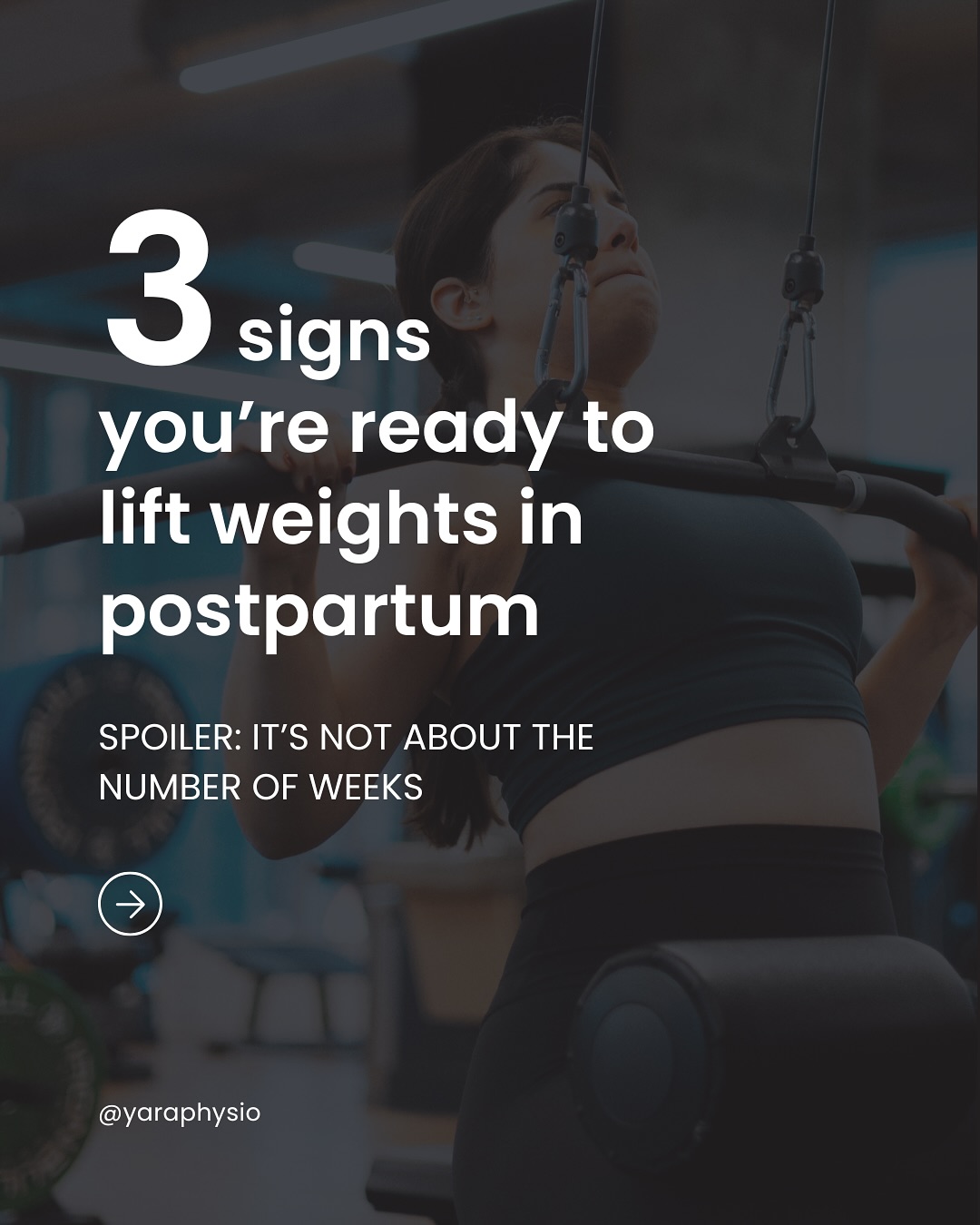 #3 might surprise you 👉
Just because someone else went back at 4, 6 or 8 weeks doesn’t mean it’s right for you.
The key takeaway? It’s about milestones, not the number of weeks you’re at.
1️⃣ Minimal pelvic/scar discomfort
2️⃣ The basics feel solid
3️⃣ You’re eager for more
If these signs are in place, you can start with a regressed strength plan and build from there.
👆 Tap “Save” to revisit when you’re ready!
#pelvicfloorphysio #postpartumrehab #postpartumrecovery #postpartumexercise #returntoexercise #liftingweights