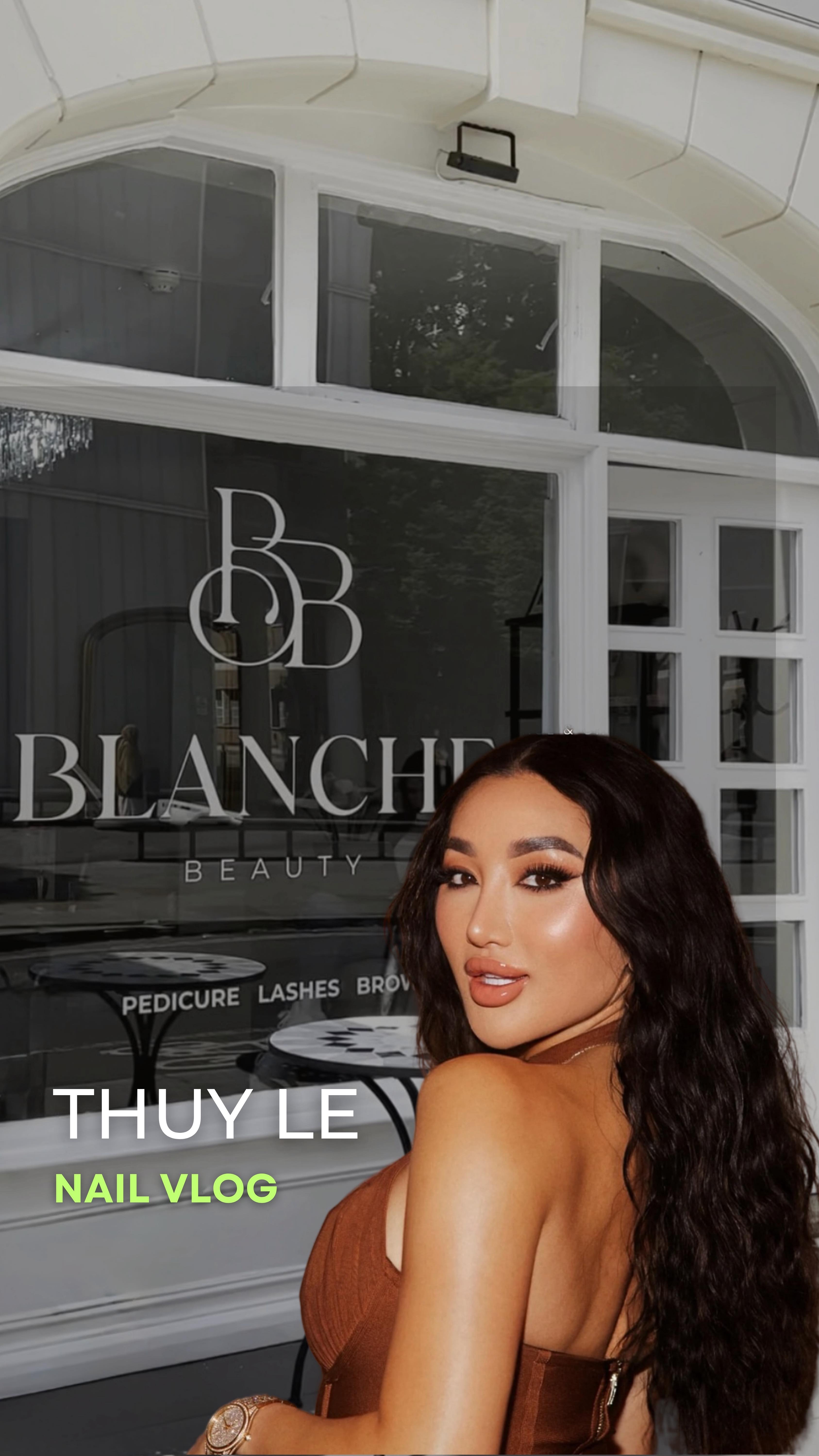 We had the pleasure of welcoming the lovely @xthuyle to Blanche Beauty ahead of her baby shower 💖 How do you like the nails we created for her special day?