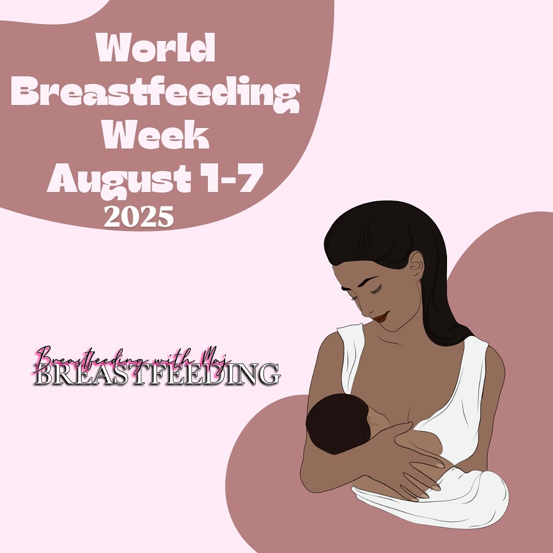Happy World Breastfeeding Week 2025!🤍🫶🏾
.
www.BreastfeedingwithMaj.com