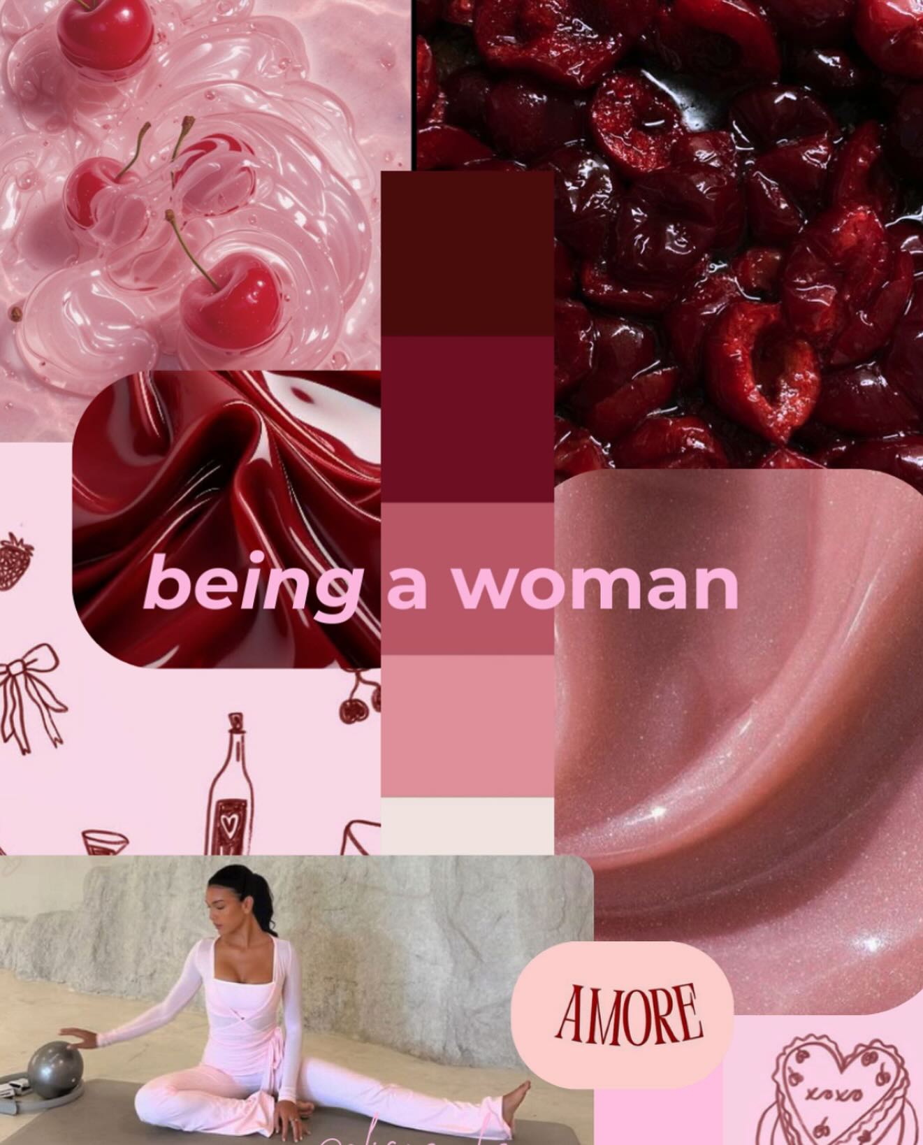 Moodboard 2
#pilates #socks #gripsocks #grip #reformer #reformerpilates #new #product #comingsoon #moodboard #fyp #aesthetics #pink #cherry