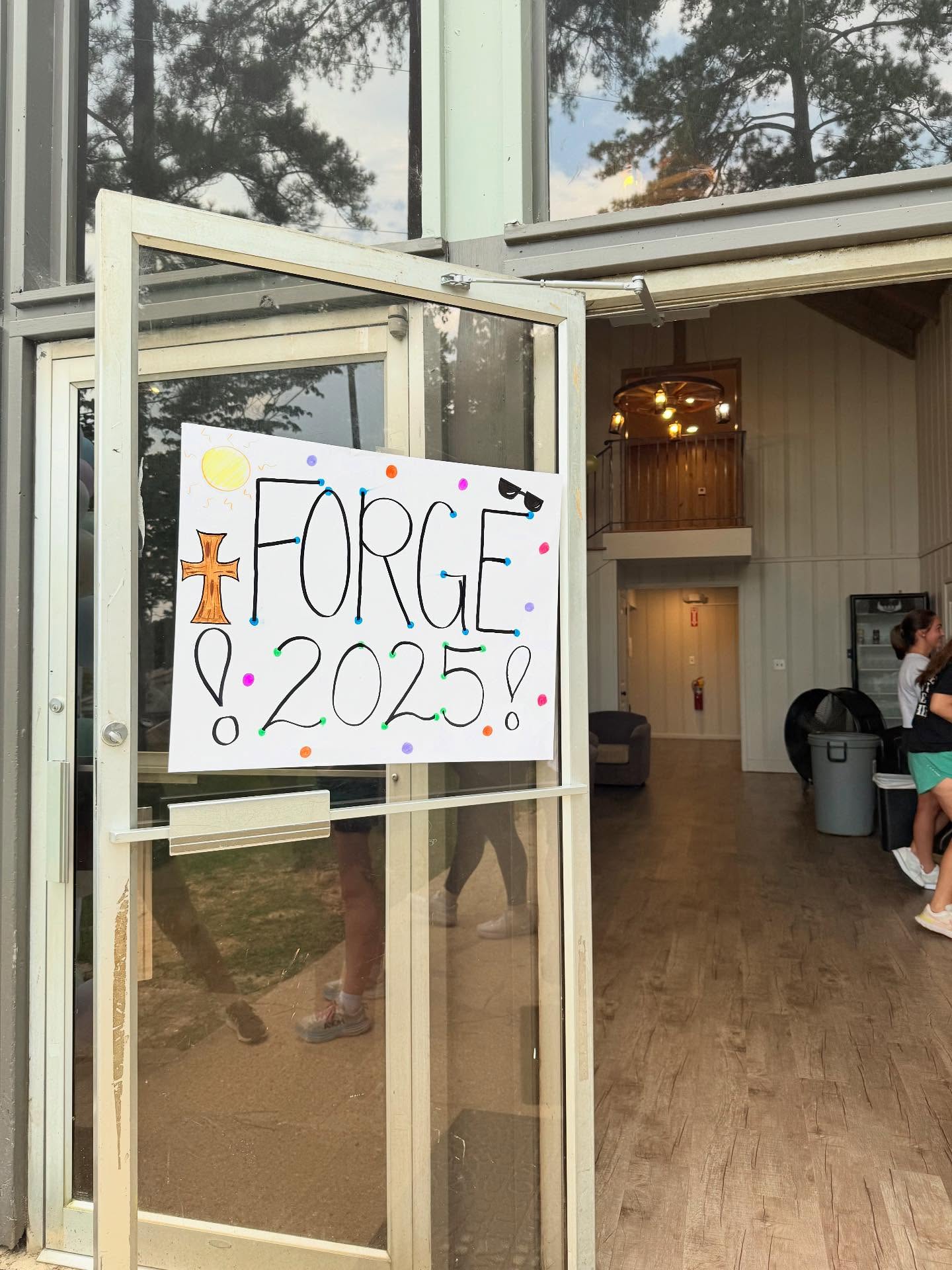 The door is open…literally!!! Day 1 of Forge, you were more than we could ever hope or imagine! The doors were opened, hearts were expectant, and God showed up in powerful ways! So ready for day 2!!!