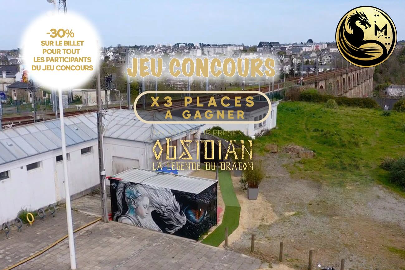 đ„ JEU CONCOURS #4đ„
3 places Ă gagner pour Obsidian : La LĂ©gende du Dragon đâš
đ Pour participer :
1. Like ce post â€ïžĂ
2. Tag-les en commentaire đ
3. Partage avec les personnes avec qui tu aimerais vivre cette expĂ©rience incroyable đ«¶
đŻ Tirage au sort le 10 aoĂ»t
Bonne chance Ă tous đ
#JeuConcours #Obsidian #LégendeDuDragon #ExpérienceInoubliable #Giveaway