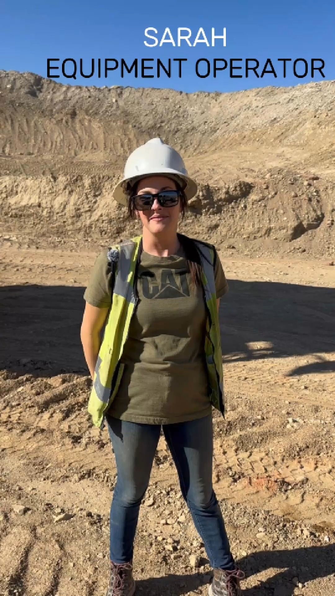 Employee Spotlight:
Here at High Mark Construction, our most important and valued asset is our employees.
We’d like you to get to know them better, so we are introducing employee spotlight interviews.
Our first interview was with Sarah, one of our equipment operators, who has been with us for over a year.