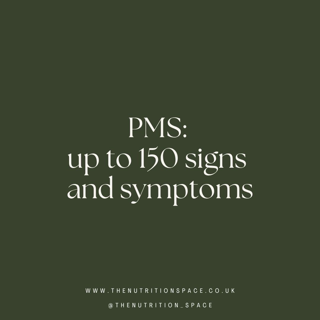 PMS: More than just mood swings
Premenstrual Syndrome (PMS) refers to a collection of physical, emotional, and behavioural symptoms that occur in the luteal phase of the menstrual cycle (usually 1–2 weeks before your period starts). And while it's often joked about or brushed off, PMS is very real and can significantly impact quality of life.
Did you know there are over 150 recognised signs and symptoms of PMS?
They span multiple categories - think mood, digestion, skin, sleep, pain, cognition, and beyond.
Common symptoms include:
🔻Mood swings
🔻Bloating
🔻Fatigue
🔻Breast tenderness
🔻Headaches
🔻Irritability
But less talked-about symptoms can include:
🔻Itchy skin
🔻Palpitations
🔻Dizziness
🔻Joint pain
🔻Food cravings or aversions
🔻Digestive changes (constipation or diarrhoea!)
PMS isn’t the same for everyone - and no two cycles are either. For some, symptoms can feel manageable; for others, they can be completely disruptive.
The good news? Diet and lifestyle support can make a massive difference in how you experience your cycle.
For those looking to dig deeper, a DUTCH test is a great tool for gaining insight into hormone patterns and imbalances that may be driving more severe symptoms. Understanding what’s happening under the surface helps guide more targeted support.
You don’t have to just “put up” with PMS. There are supportive steps available to help you feel more balanced and in control throughout your cycle.
#PMSawareness #hormonehealth #womenshealth #cyclesupport #naturalhormonebalance #periodsymptoms #PMSrelief #WomensWellness #menstrualcyclehealth #nutritionaltherapy #functionalmedicine #periodtalk #lutealphase #hormonalbalance #nutritionforhormones