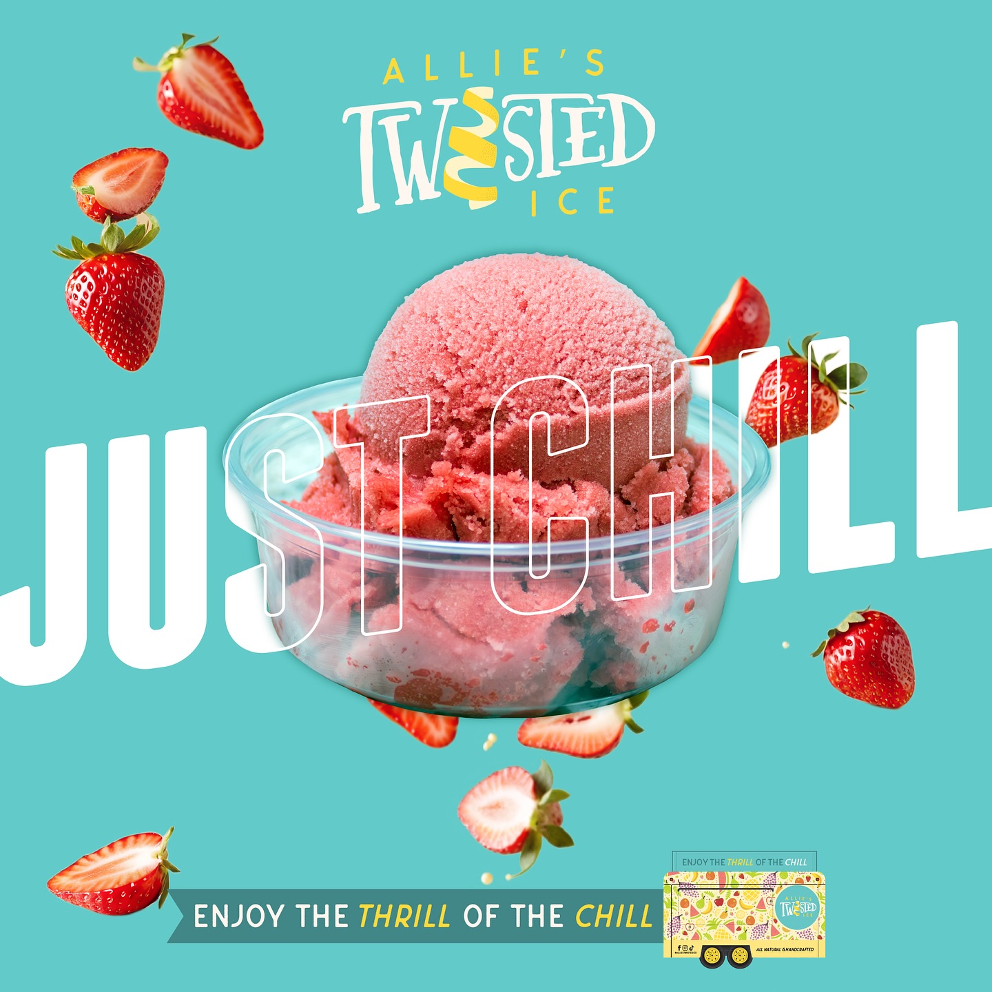 JUST CHILLLLL WITH US โ๏ธ๐ง๐ง๐จ
Come see us today and tomorrow 12-6pmโจ๐ค
#twistedice #alliesice #allies #fairhope #alabama #local #icecream #italianice #sorbet #dessert #healthy #refreshing