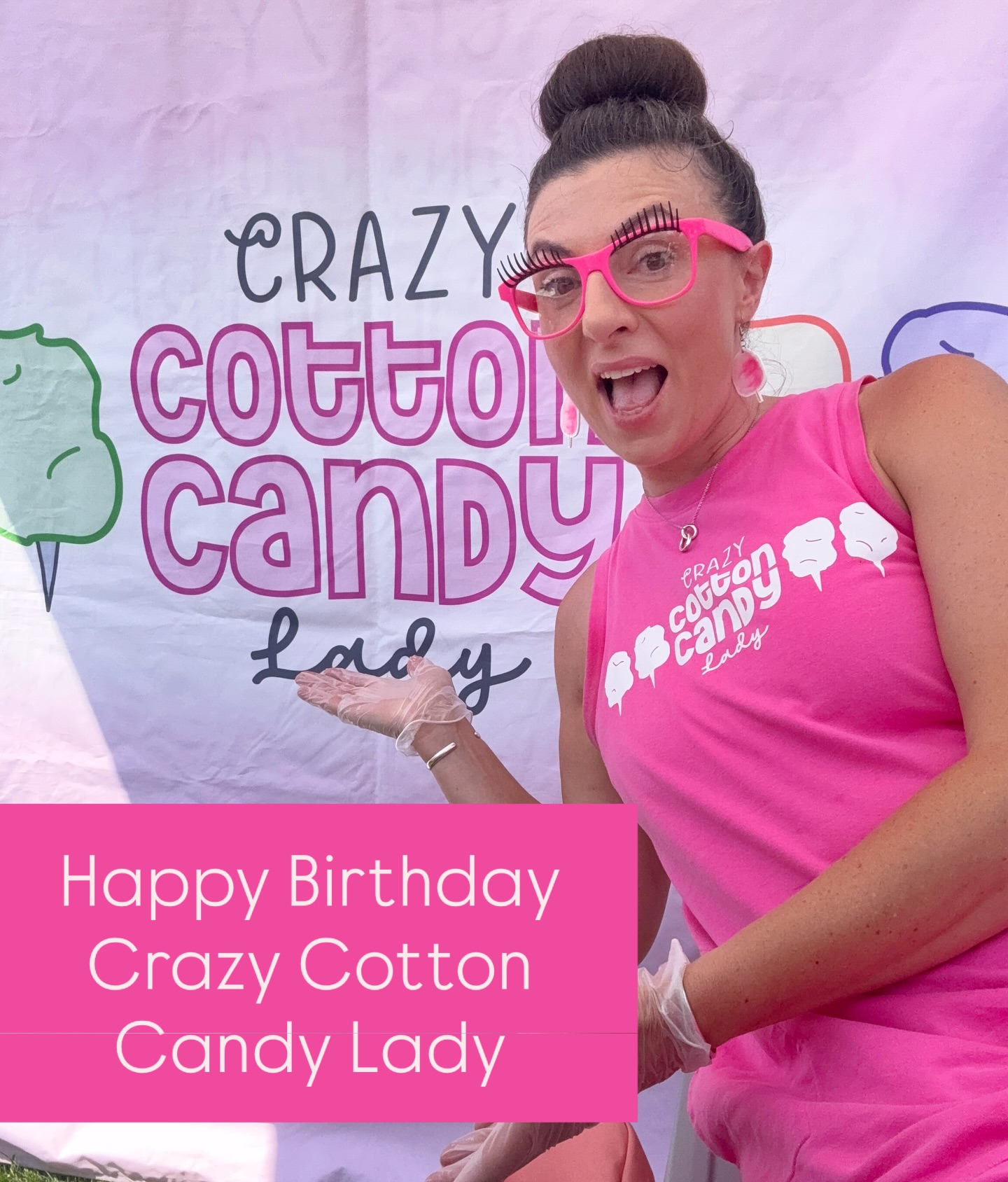 Happy Birthday to the @crazycottoncandylady