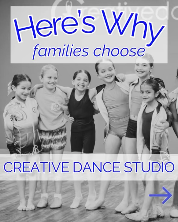 You want more than just a dance class.💙
You want your child to feel confident, make real friends, and love coming each week. That’s exactly what we’ve created at Creative Dance Studio.
We don’t just teach great dancers, we raise confident kids who know they belong.
From their very first class, your child will feel seen, supported, and celebrated.
We value hard work and joy, and we’ve created a space where friendships and life skills grow right alongside technique.
✨ Classes begin September 2
✨ Ages 2+ welcome
✨ Beginner-friendly and no experience needed
📲Comment DANCE and we’ll send you the link to view the schedule and enroll! We can also help you pick the perfect class for your child.