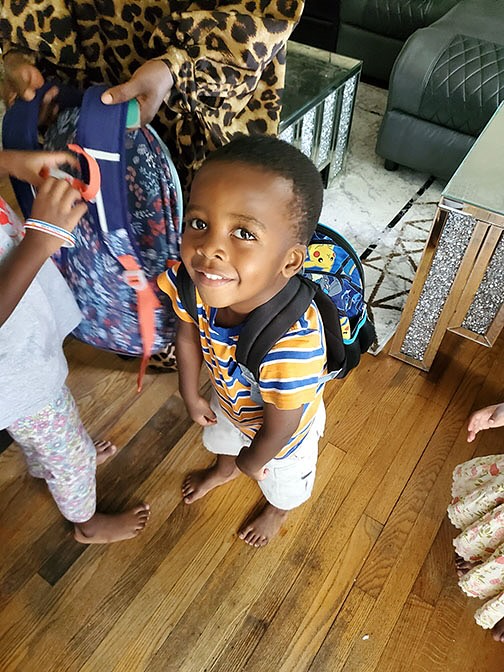 Some pics from our drop off with International Neighbors! We are all so happy these kids can kick off the school year with the right supplies! Big thanks to @internationalneighbors for collaborating with us!