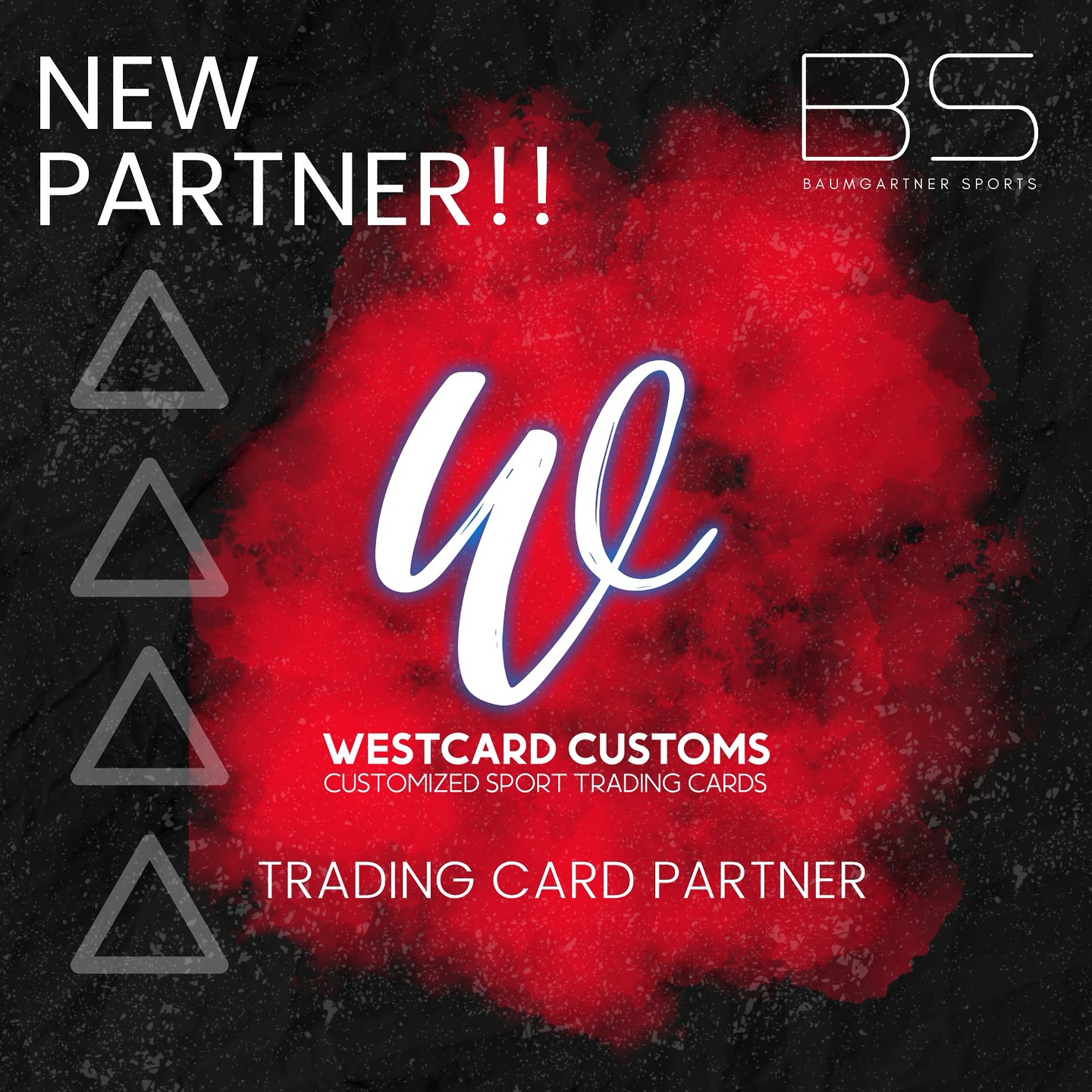 NEW PARTNER!!
Boom, here we go! We are very happy to announce the new partnership between BAUMGARTNER SPORTS and Westcard Customs. Westcard Customs becomes official partner of BAUMGARTNER SPORTS for customized trading cards. This partnership is providing the opportunity to create exclusive collectibles for BAUMGARTNER SPORTS athletes and their fans around the globe. We are excited!
Stay tuned, first project is already launching!
@westcardcustoms
@baumgartner_sports
#newpartnership #growingamericanfootball #americanfootballeurope #proathletes #elf #nfl #ufl #cfl #gfl #forthefans #collectibles #limitededitions #americanfootballinternational #swissamericanfootball