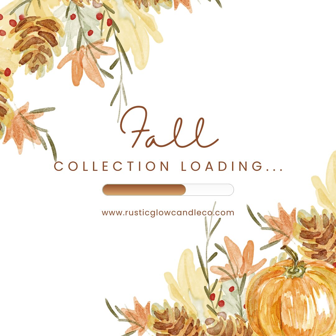 🍂 Something’s Brewing…
The scent of autumn will soon be in the air (and in our home). Our Fall fragrance collection is loading — carefully hand-poured, wrapped in warmth, and almost ready to light up the season.
We’re working on something special for the Fall, and we can’t wait to share every detail with you. Stay tuned… ✨🕯️
#RusticGlowCandleCo #FallVibesOnly #HandPoured #FallFragrance #CandleSeason