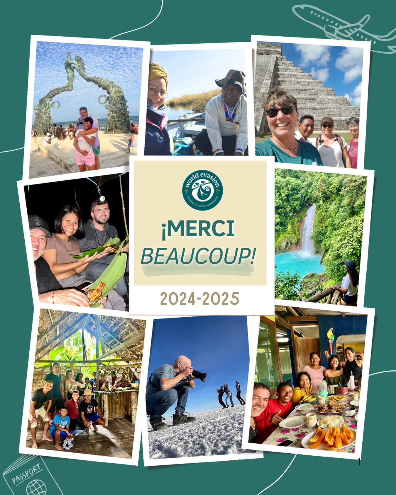 📸 Du soleil, des sourires, des kilomètres et des souvenirs.
Cette saison 2024/2025, c’est vous qui l’avez rendue magique 🌎
👉 1 567 moments partagés en excursion
👉 68 voyages construits main dans la main avec vous
👉 + de 2 200 voyageurs qu’on a eu la joie d’accompagner
👉 + de 90 guides & partenaires locaux engagés
👉 Et… une nouvelle destination : la Colombie 🇨🇴
MERCI à tous pour votre confiance 🙏
MERCI à nos guides et nos partenaires pour leur travail exceptionnel 🌟
Et un immense bravo à notre équipe – Robin, Leïla, Victoria, Eugénie, Marine, Gaëlle et Cédric pour leur engagement sans faille 💪
Sans vous tous, rien ne serait pareil ! 🤩
🦥 L’aventure continue avec @world_evasion_ !
#worldevasion #colombie #perou #mexique #costarica #bolivie #voyage #merci