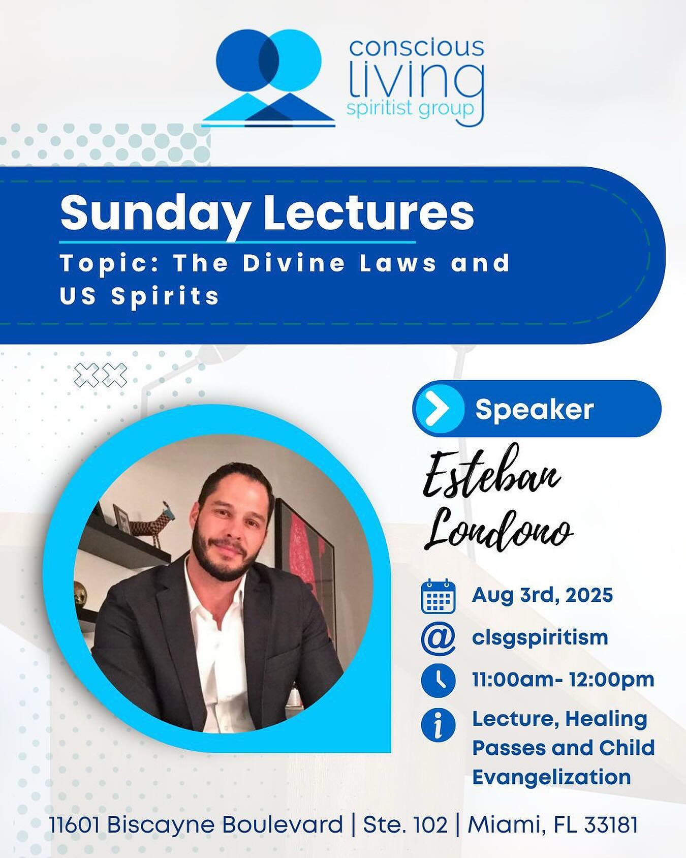 Hey everyone, join me tomorrow and let’s learn about the spiritual laws and how they affect our lives. If you’re in miami, come and join me. 🥰🥰 no need to sign up. Just show up.