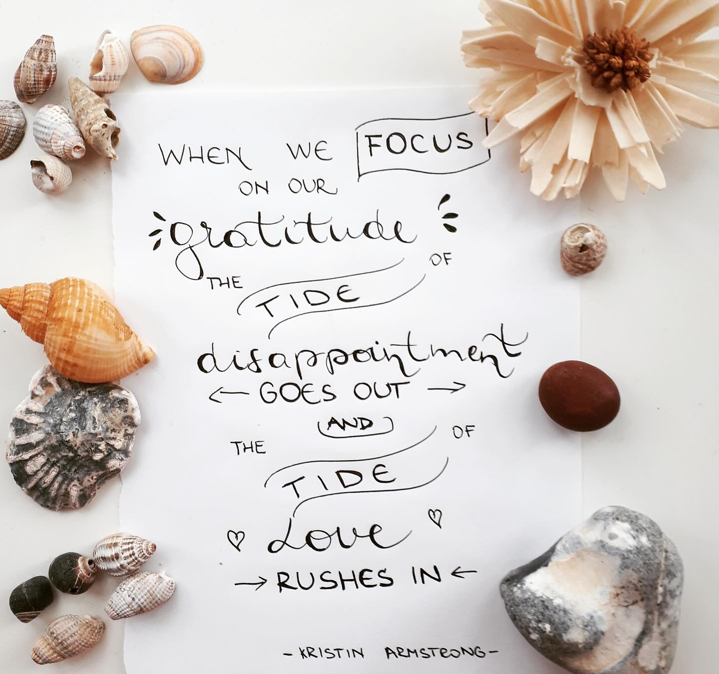 What are you grateful for today?
I am grateful for slow mornings. When I have time to stay still, to journal, to meditate. I feel delighted to be able to sit in the garden the first thing in the morning and enjoy breakfast in peace and quiet with only singing birds for my company.
I enjoy the longer evenings, watching the sun set down, clouds being coloured with shades of orange, yellow and gold.
I appreciate rain, it feels good to walk in drizzle when the air around is warm. I love the feel of the raindrops when they touch my skin. I love the smell of petrichor.
I am grateful for people around me to keep me company, someone to talk to, to laugh with and care about.
My work brings me joy. I am delighted to create, whether it involves hand lettering, styling the brands or creating patterns. I am excited about new opportunities and collaborations for journaling and mindfulness in the autumn.
All these experiences above, no matter how small and short they can feel, give me strength to go through everyday challenges. They help me feel less overwhelmed and calm.
What have you noticed recently that you are grateful for?